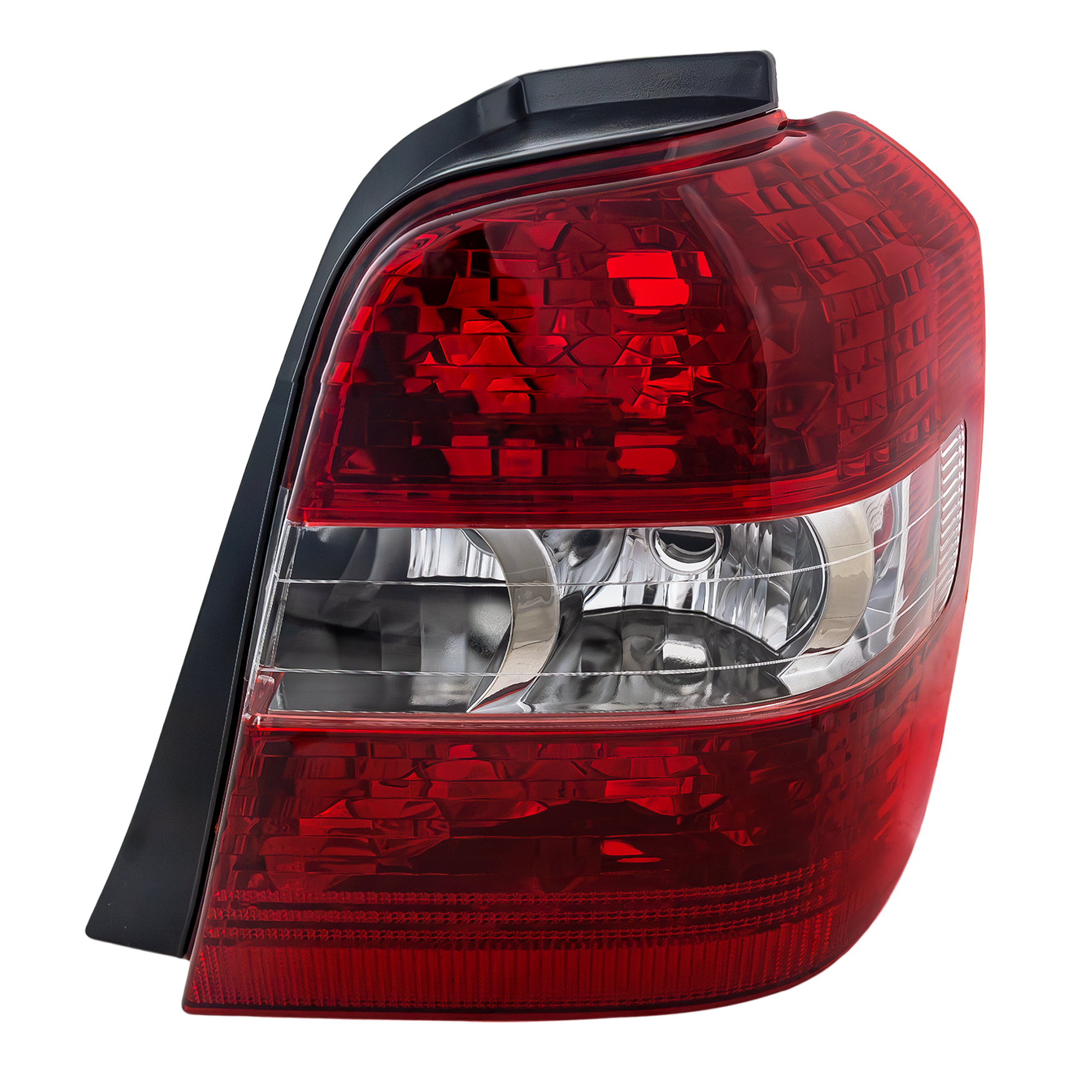 AM HIGHLANDER 04-07 TAIL LAMP RH Lens and Housing Halogen Clear and Red Lens Exc. Hybrid Model SKU T730149 Partslink TO2819120 OEM 8155148090