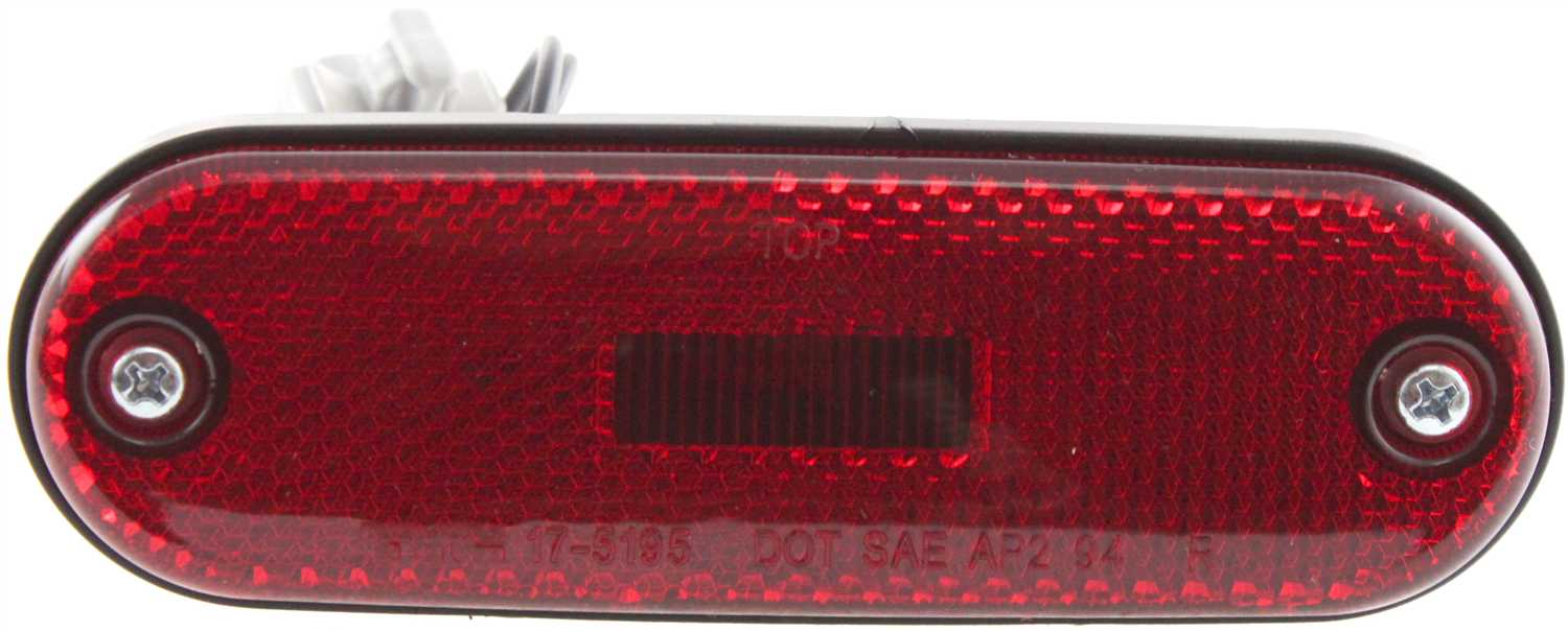 AM RAV4-96-00 REAR SIDE MARKER LAMP RH Assembly Reflector SKU T731903 Partslink TO2861109 OEM 8175042010