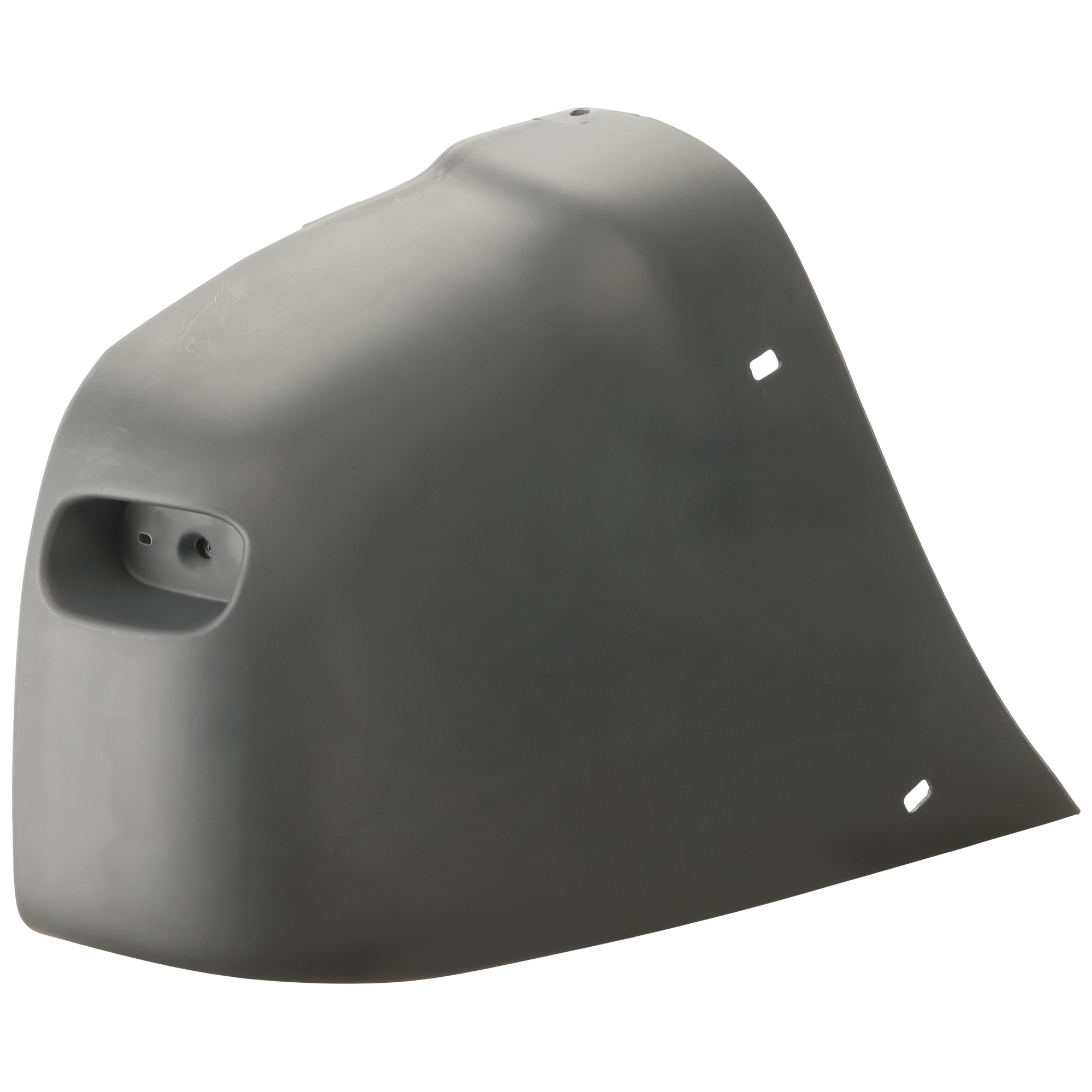 AM RAV4-01-05 REAR BUMPER END LH w Wheel Opening Flare Hole Primed SKU T760134P Partslink TO1116101 OEM 5216242925