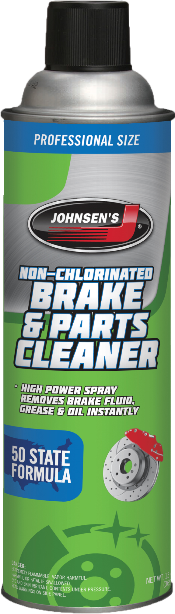 AM JOHNSEN S NON CHLOR BRAKE CLEANER 50 STATE FORMULA SKU TC12417C