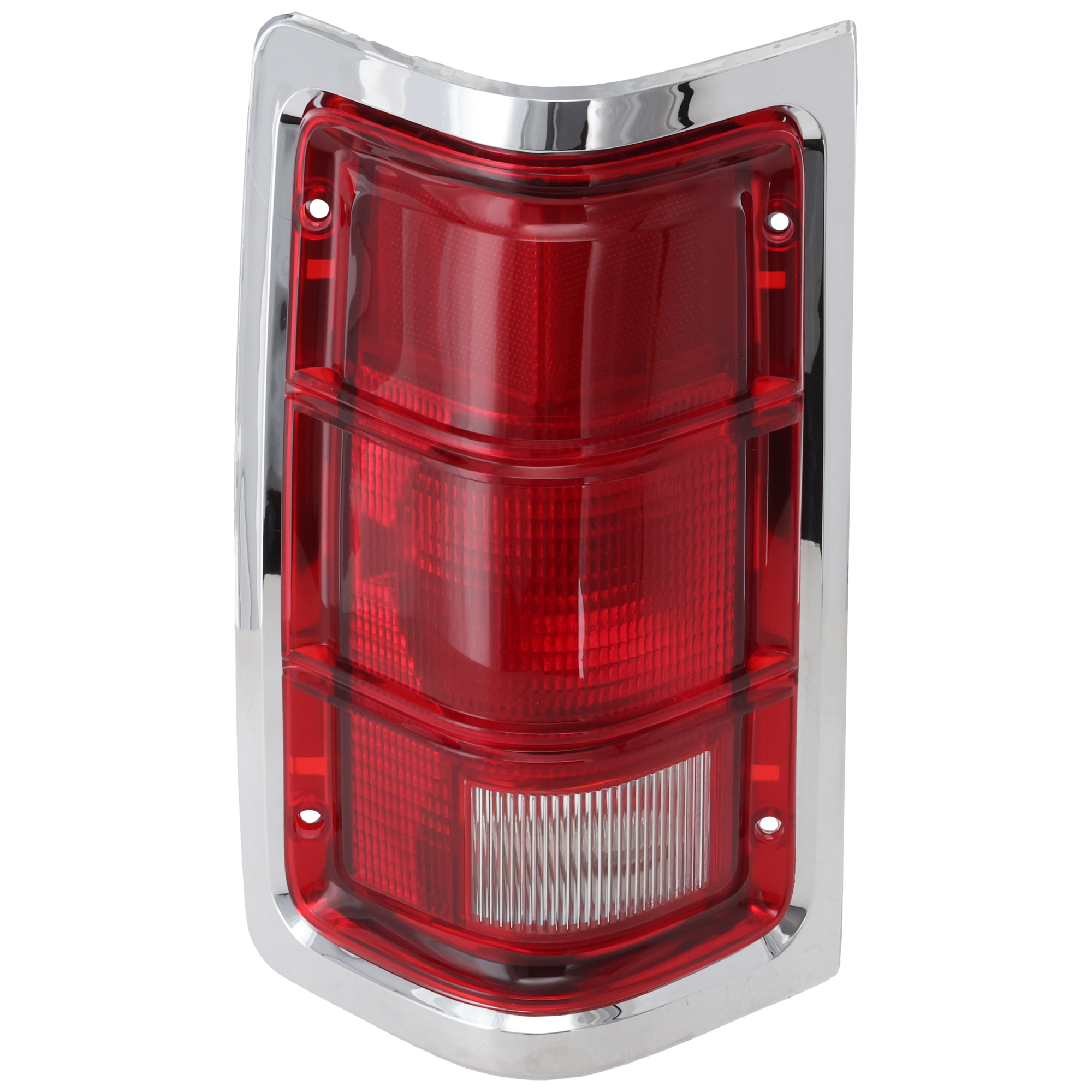 AM DODGE FULL SIZE P U 88-93 TAIL LAMP LH Lens and Housing Halogen w Chrome Trim SKU TRI4724 Partslink CH2808103 OEM 55054795