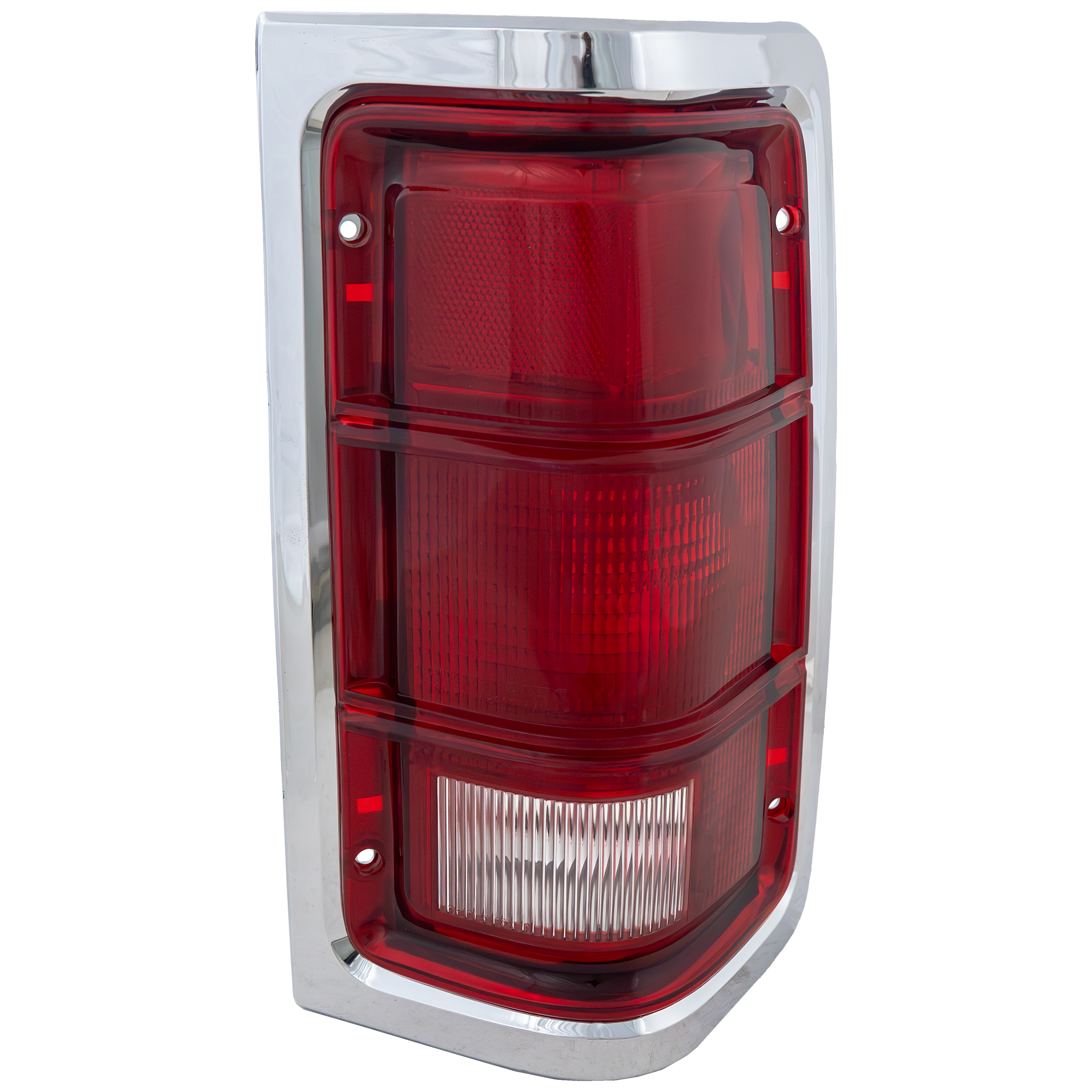 AM DODGE FULL SIZE P U 88-93 TAIL LAMP RH Lens and Housing Halogen w Chrome Trim SKU TRI4725 Partslink CH2809103 OEM 55054794