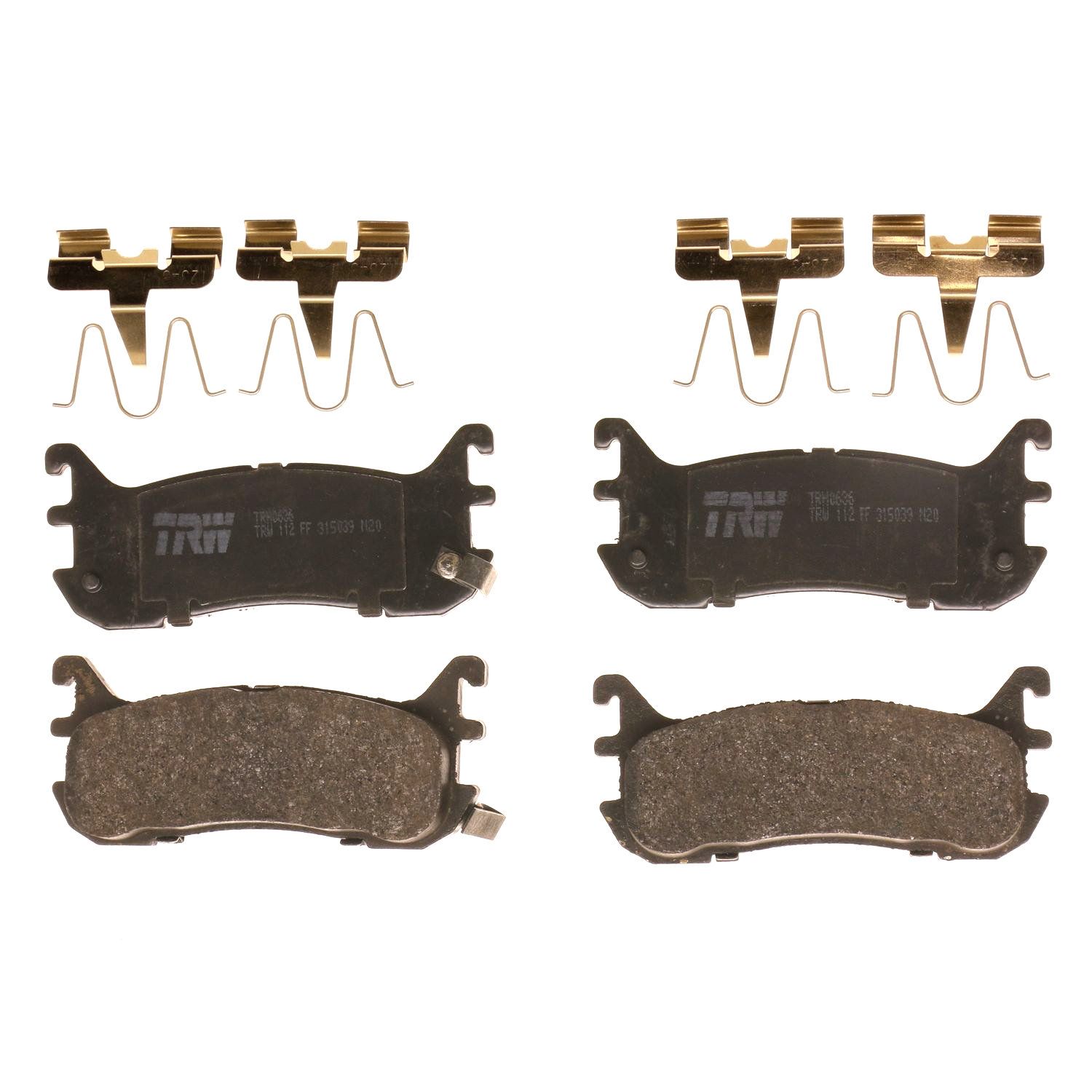AM Brake Pad Set SKU TRWTRH0636