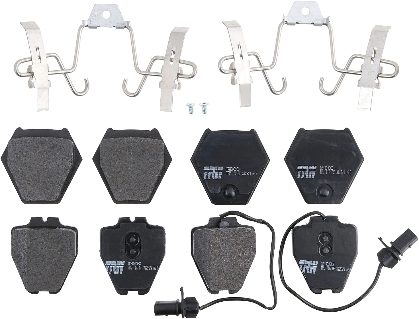 AM Brake Pad Set SKU TRWTRH0839ES