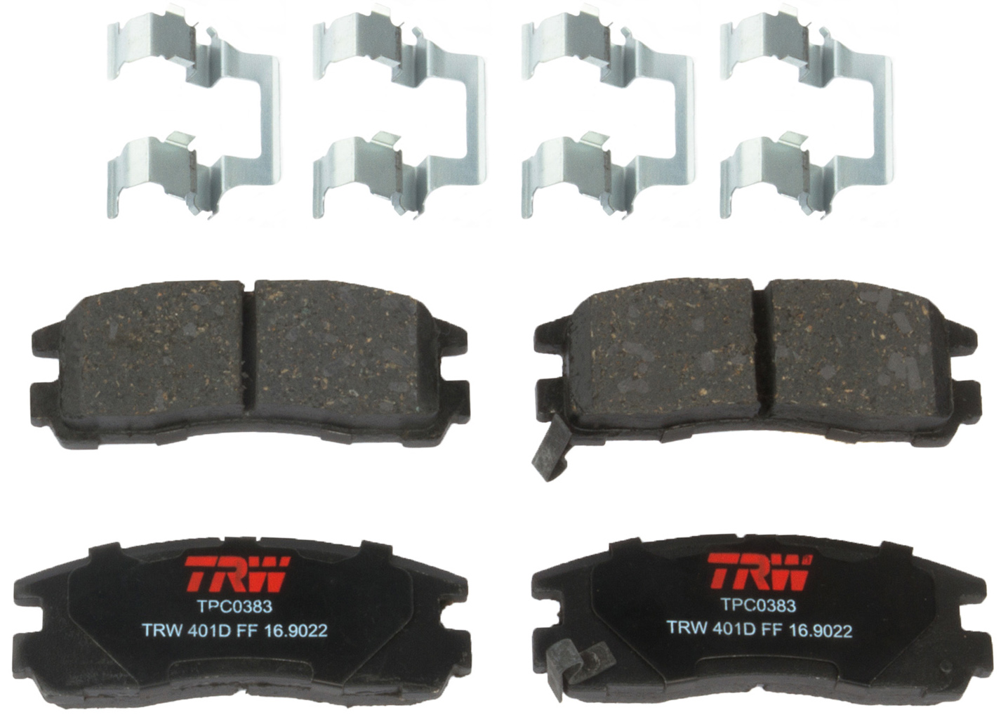 AM CeramicDisc Brake Pad Set SKU TRWTXC0383 OEM MZ690166