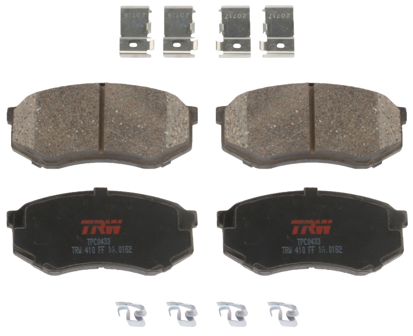 AM CeramicDisc Brake Pad Set SKU TRWTXC0433 OEM 0449122280