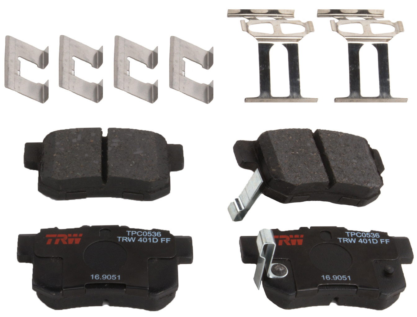 AM CeramicDisc Brake Pad Set SKU TRWTXC0536 OEM NBKD6291EF