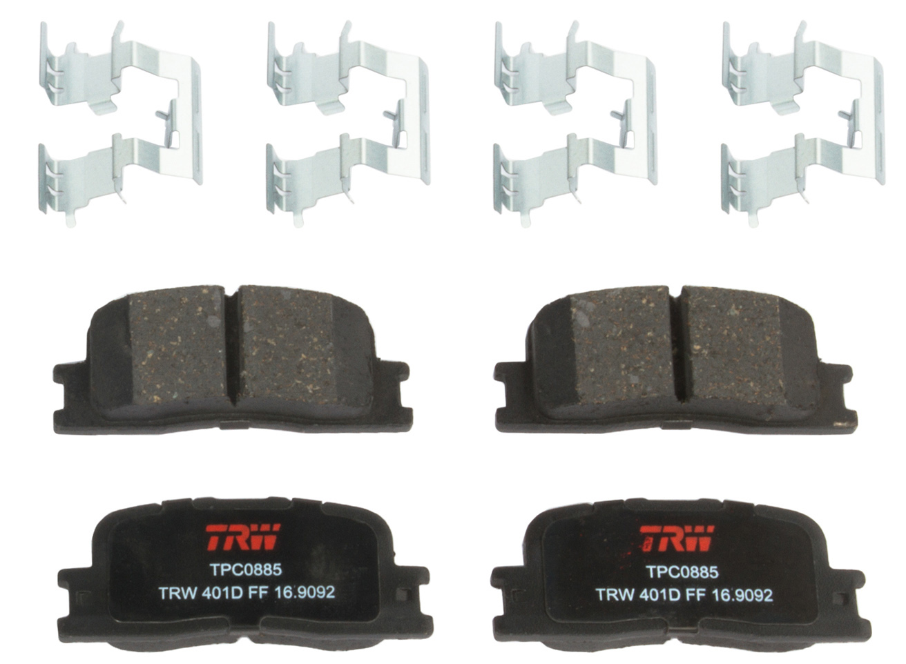 AM CeramicDisc Brake Pad Set SKU TRWTXC0885 OEM 0446648020