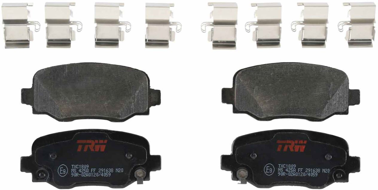 AM CeramicDisc Brake Pad Set SKU TRWTXC1809 OEM 68289634AA
