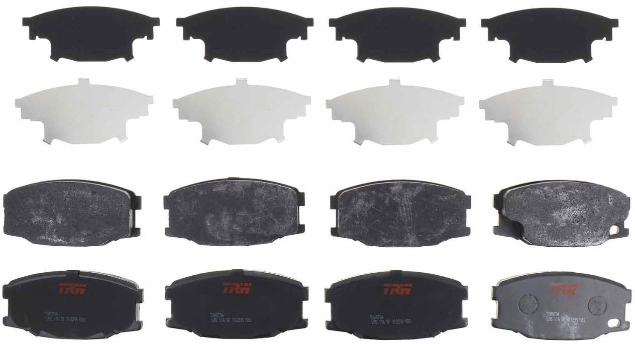 AM CeramicDisc Brake Pad Set SKU TRWTXH0734