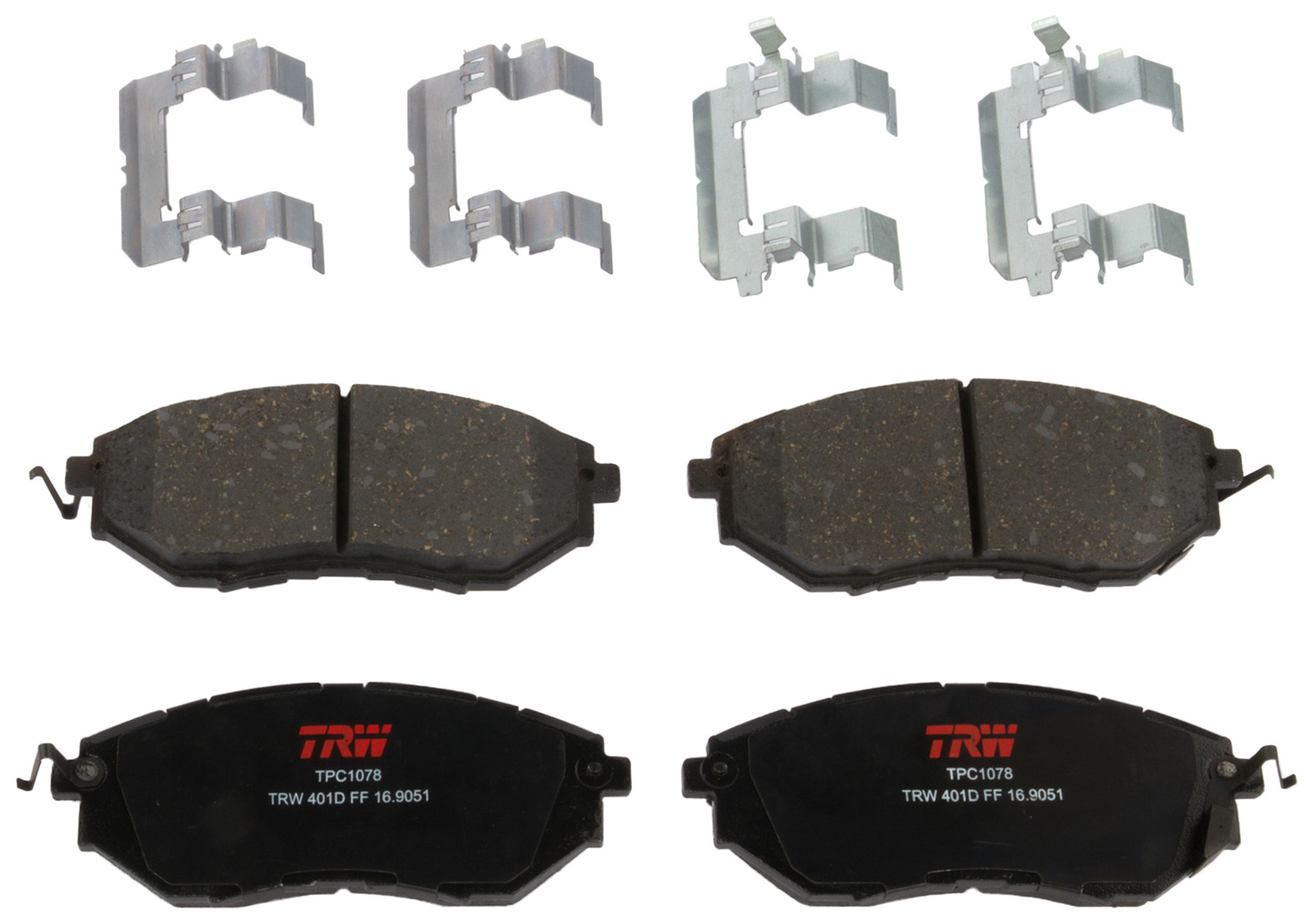 AM Low MetDisc Brake Pad Set SKU TRWTXH1078 OEM 26296XA010