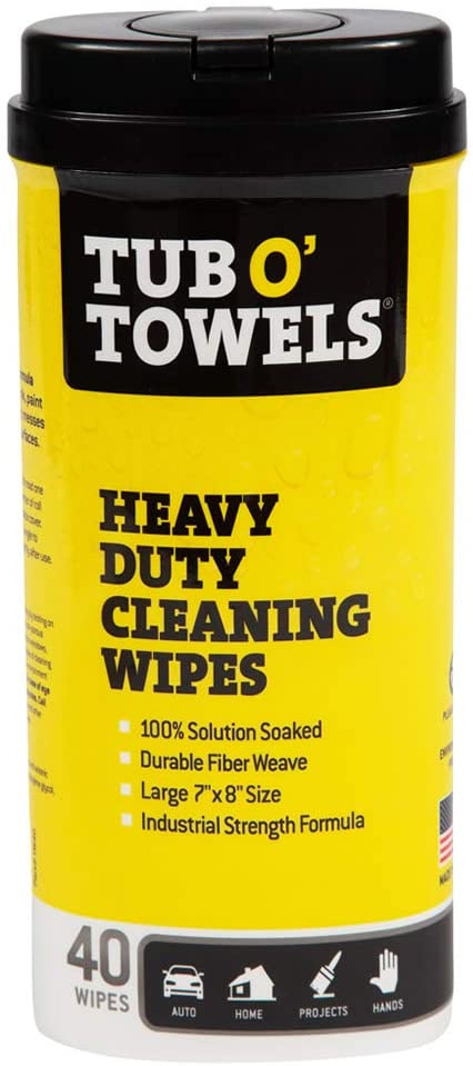 AM Tub O Towels Hvy Dty 40 count wipes SKU TUBTW40