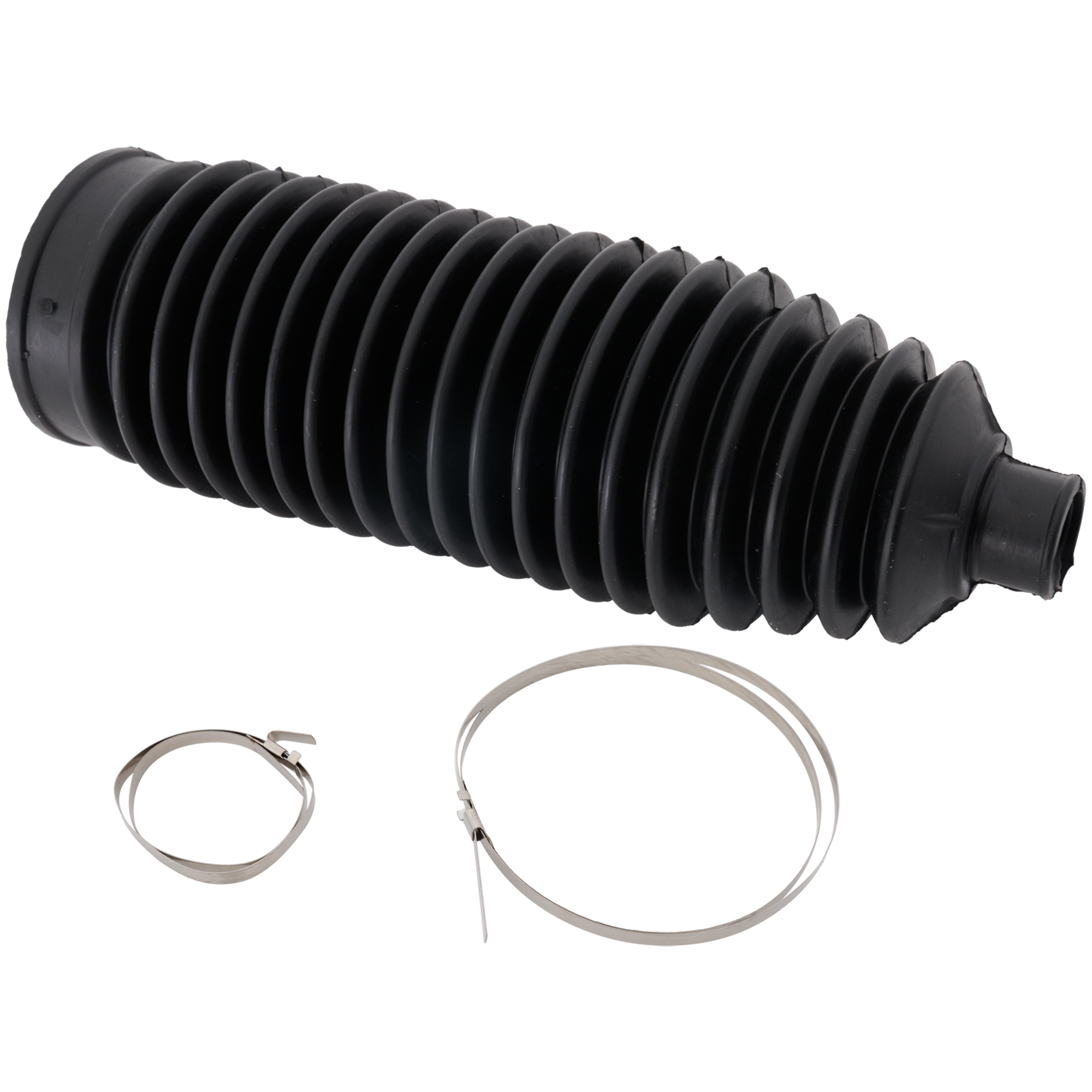 AM BEETLE 98-10 GOLF 99-06 STEERING RACK BOOT RH=LH Bellows w Locking C Clamps SKU TV28100001 OEM 1J0422831B