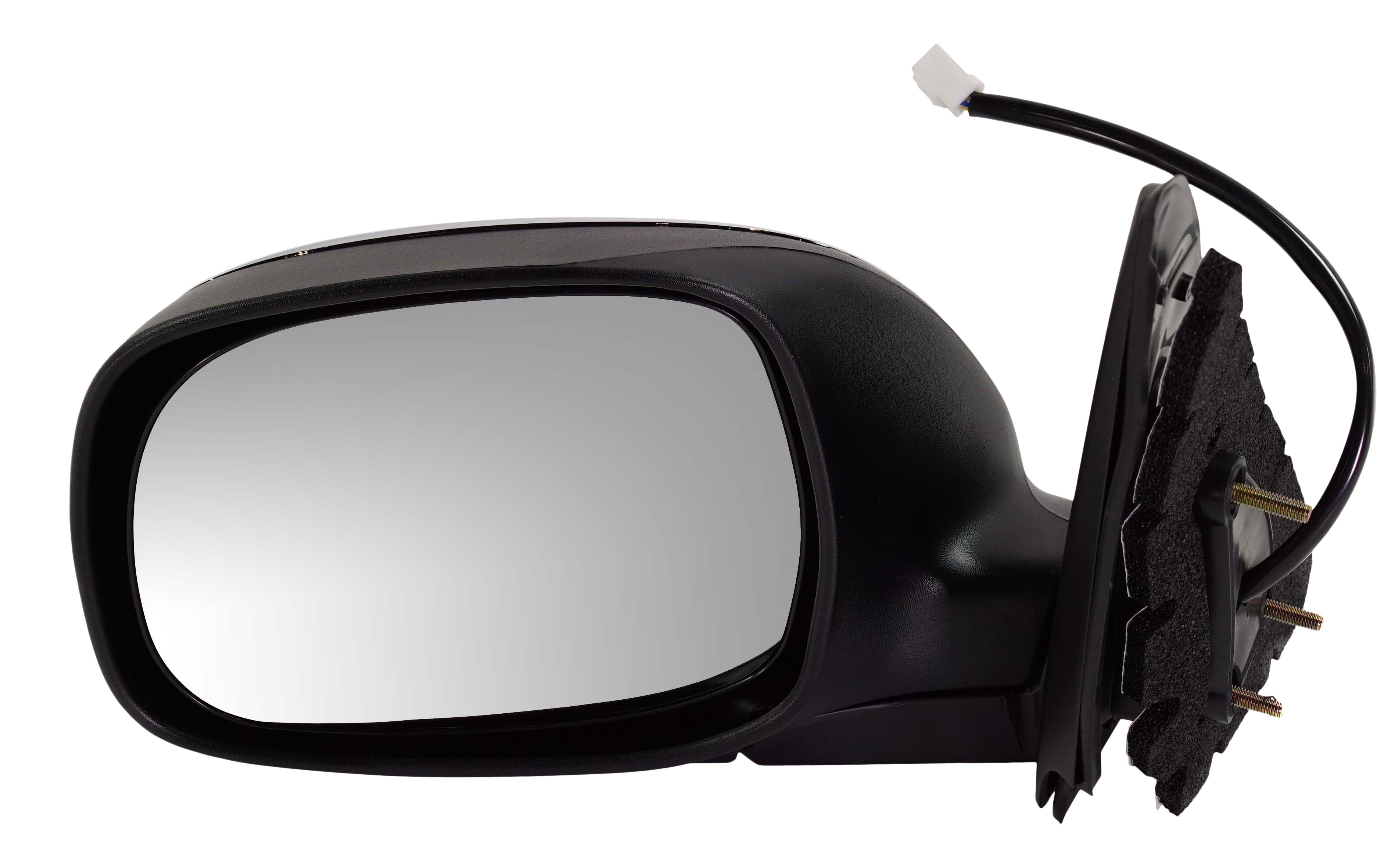 AM TUNDRA 04-06 MIRROR LH Non Towing Power Heated Manual Folding Chrome SR5 Model Double Cab SKU TY114EL Partslink TO1320227 OEM 879400C150