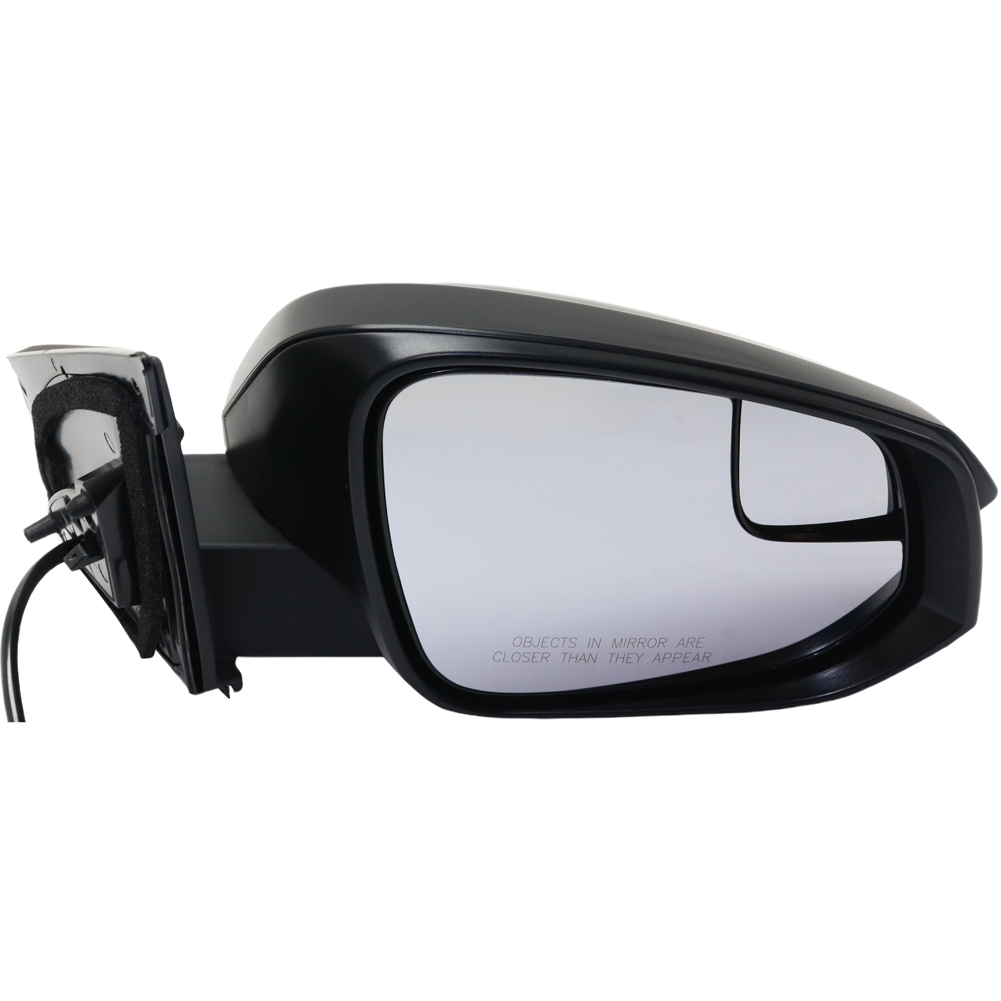 AM RAV4-16-18 MIRROR RH Power Manual Folding Non Heated Textured w BSG No Signal Light Exc. Hybrid Model North America Built SKU TY161ER Partslink TO1321345 OEM 879100R200