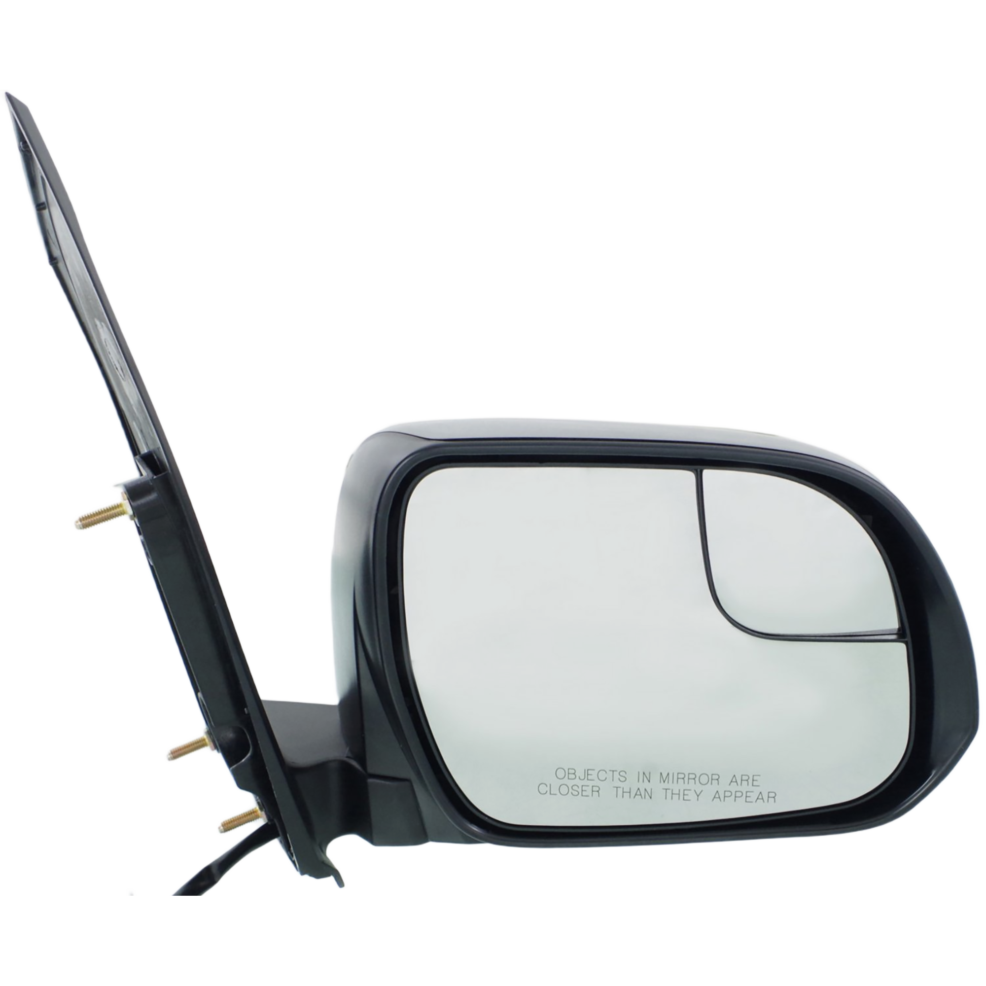AM SIENNA 15-20 MIRROR RH Power Manual Folding Non Heated Textured Black w Blind Spot Glass SKU TY179ER Partslink TO1321338 OEM 8791008140