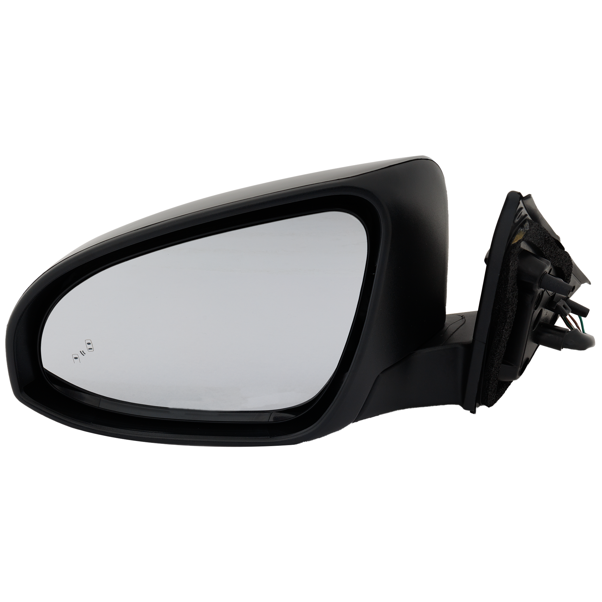 AM CAMRY 12-14 MIRROR LH Power Manual Folding Heated Paintable w BSD in Glass No Auto dimming Memory and Signal Light SKU TY185EL Partslink TO1320316 OEM 8790906790-8790906434