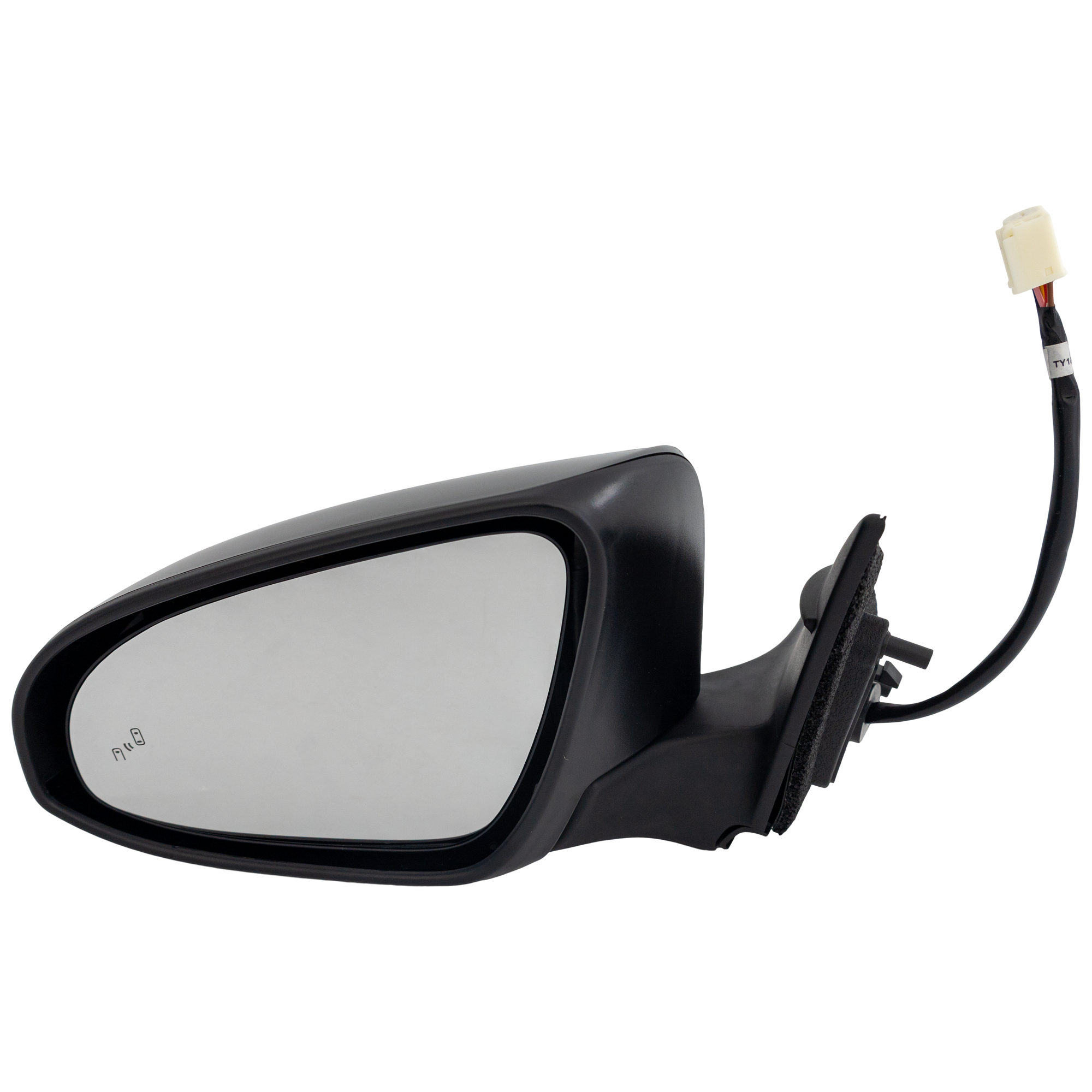 AM CAMRY 15-15 MIRROR LH Power Manual Folding Heated Paintable w BSD in Glass No Auto dimming Memory and Signal Light SKU TY186EL Partslink TO1320373 OEM 8790606050