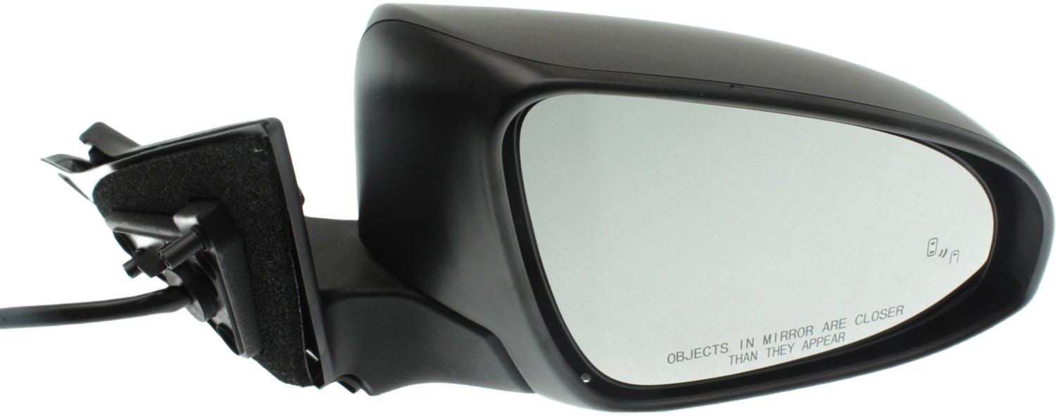 AM CAMRY 15-15 MIRROR RH Power Manual Folding Heated Paintable w BSD in Glass No Auto dimming Memory and Signal Light SKU TY186ER Partslink TO1321373 OEM 8790106050