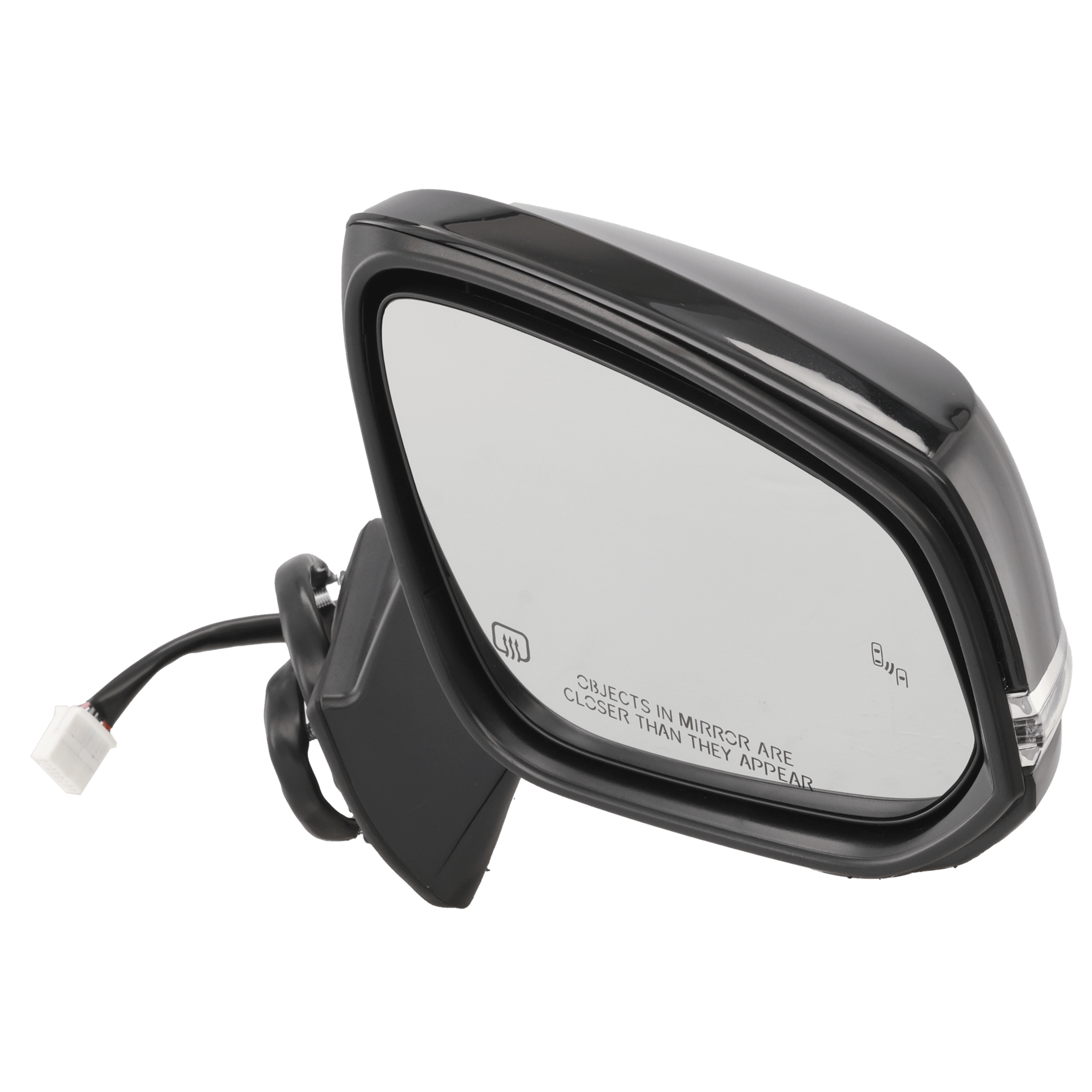 AM HIGHLANDER 20-21 MIRROR RH Power Manual Folding Heated Paintable w In housing Signal Light Memory Puddle Light Blind Spot Detection and Side Object Sensor No Auto dimming SKU TY198ER S Partslink TO1321417 OEM 879100E380-879150E070CO