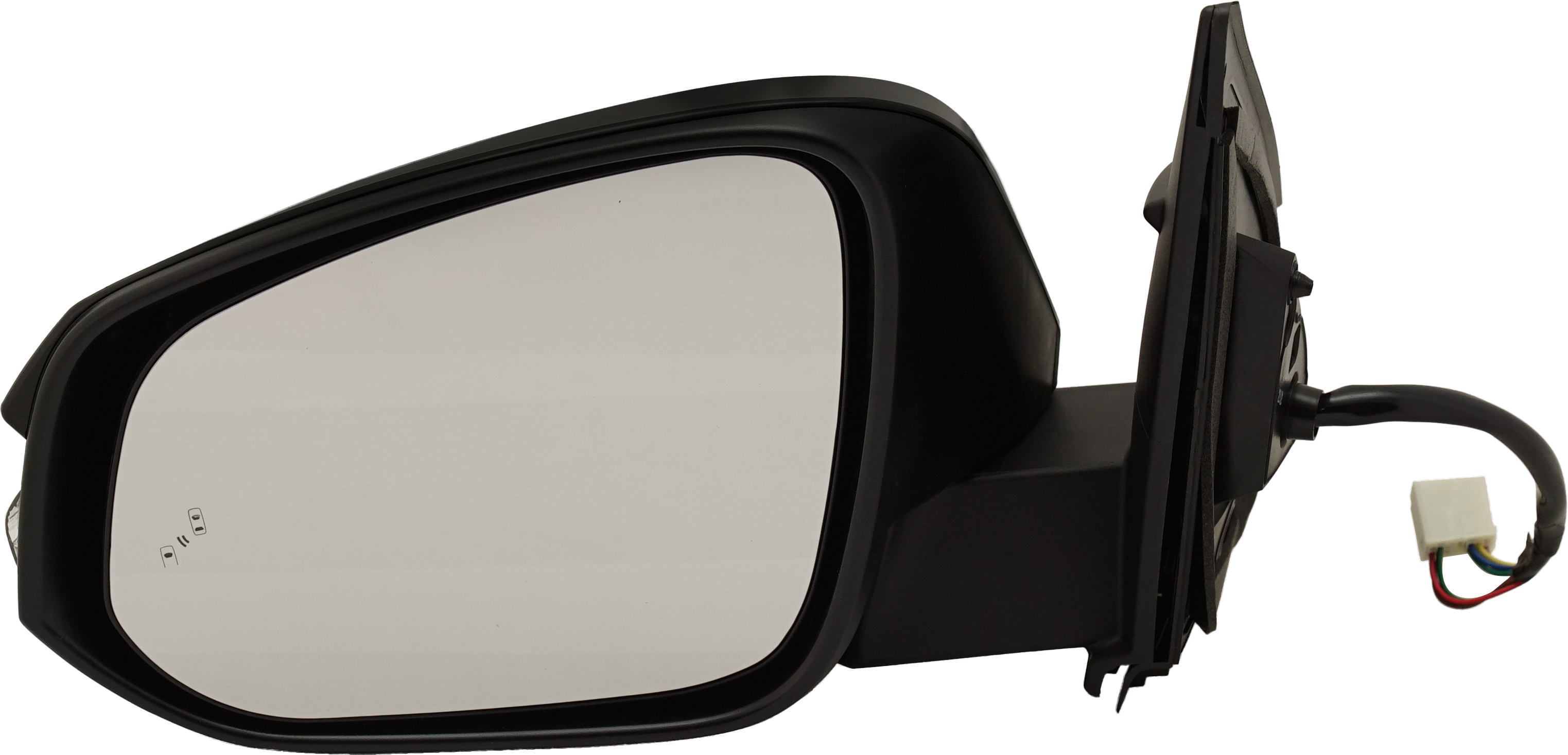 AM RAV4-13-18 MIRROR LH Power Manual Folding Heated Paintable w BSD and Signal Light North America Built Vehicle SKU TY240EL S Partslink TO1320343 TO1320447 OEM 879400R190C0-8794042D30 PFM