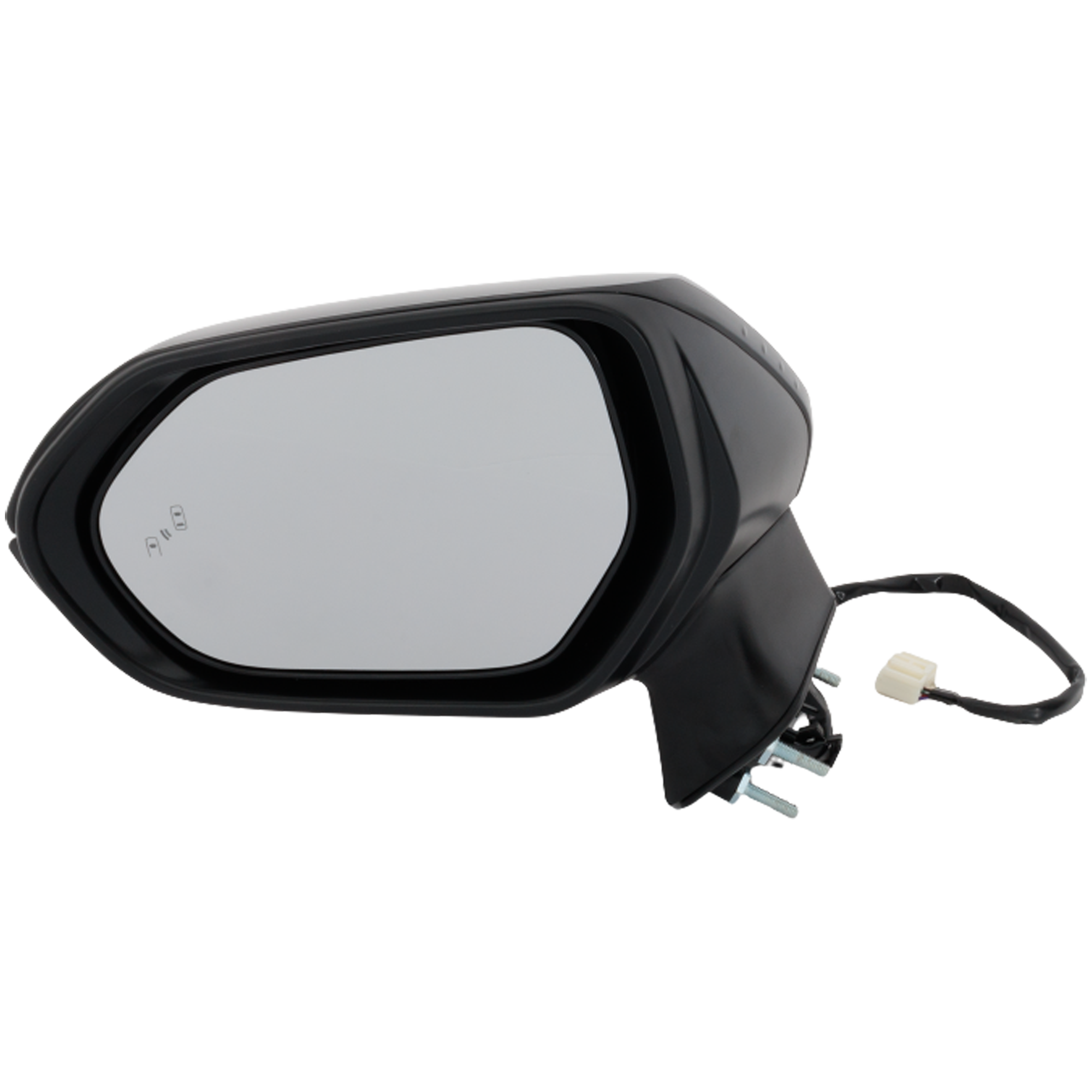 AM COROLLA 20-22 MIRROR LH Power Heated Manual Folding Paintable Japan North America Built Vehicles w Blind Spot Detection in Glass No Signal Light SKU TY254EL S Partslink TO1320393 OEM 8794012K90 PFM