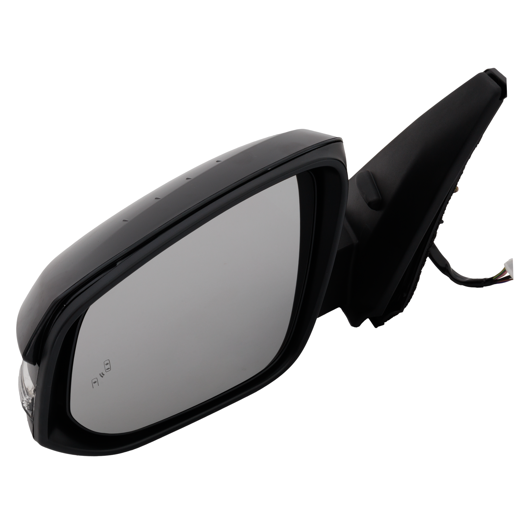 AM 4RUNNER 22-24 MIRROR LH Power Manual Folding Heated Paintable w Blind Spot Detection Puddle Light Signal No Auto dimming Memory Side View Camera Hole SKU TY271EL Partslink TO1320448 OEM 8794035B80 PFM