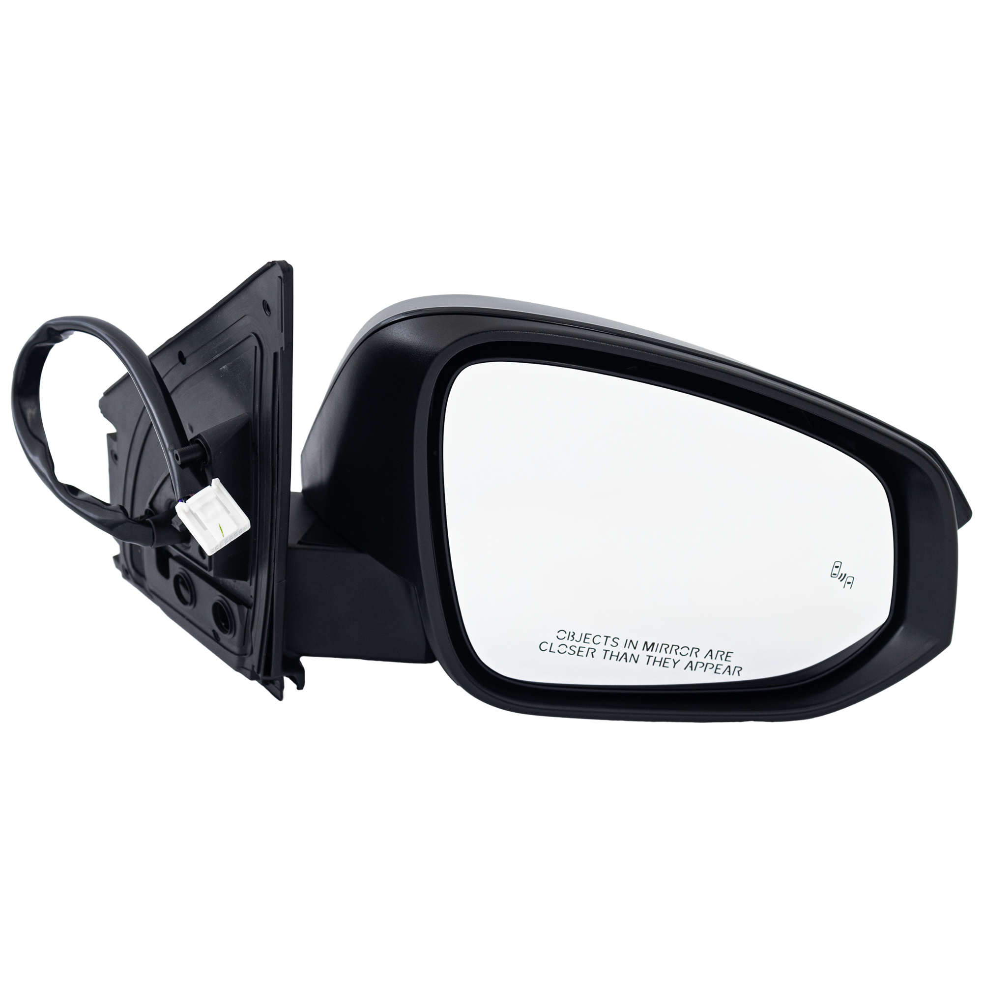 AM RAV4-16-18 MIRROR RH Power Manual Folding Heated Paintable w BSD Camera and Signal Light Japan Built Vehicle SKU TY296ER Partslink TO1321381 OEM 8791042D20 PFM