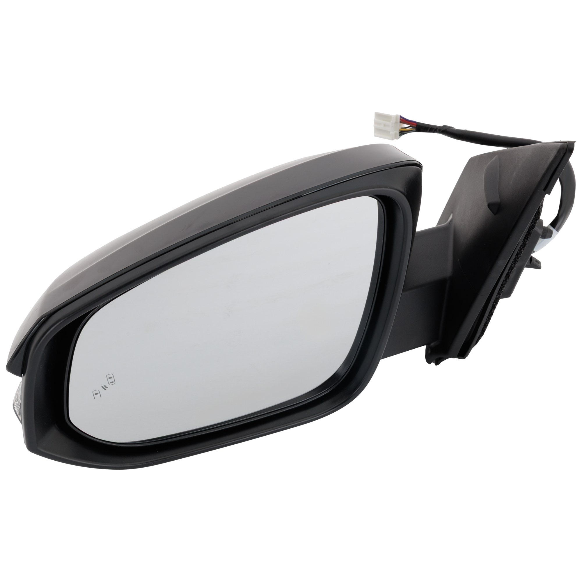 AM RAV4-16-18 MIRROR LH Power Manual Folding Heated Paintable w BSD Camera and Signal Light Exc. Hybrid Model SKU TY301EL Partslink TO1320347 OEM 879400R200C0