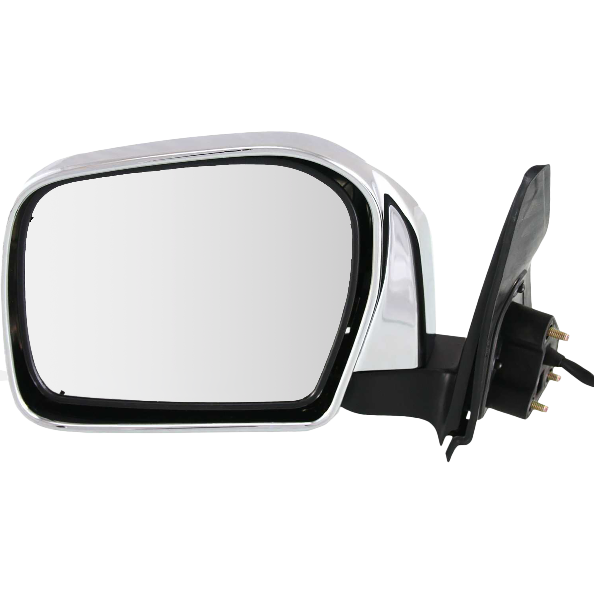 AM TACOMA 01-04 MIRROR LH Power Manual Folding Non Heated Chrome Pre Runner 2WD Base DLX 4WD SKU TY36EL Partslink TO1320159 OEM 8794035751
