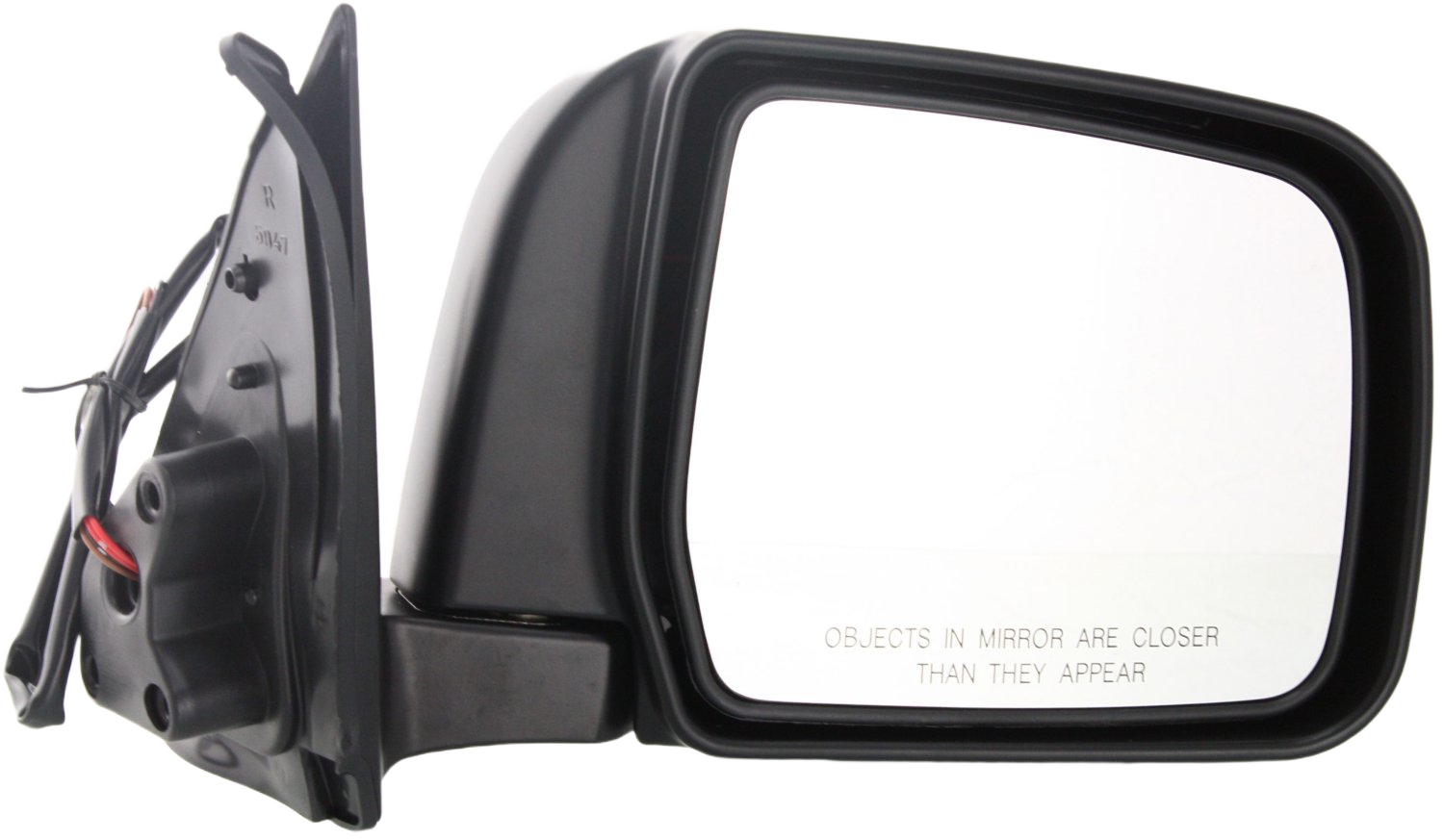 AM 4RUNNER 97-98 MIRROR RH Power Manual Folding Non Heated Paintable No Auto dimming BSD Memory and Signal Light SKU TY56ER Partslink TO1321183 OEM 8791035370