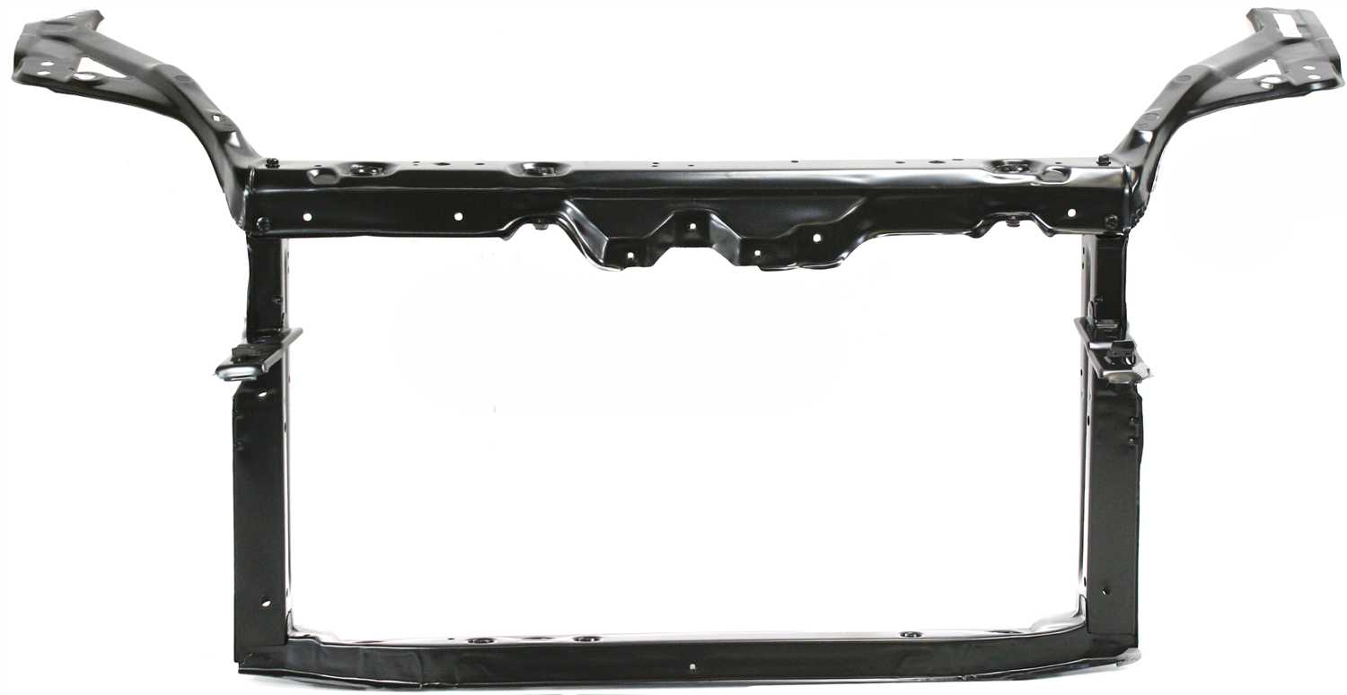 AM ECHO 00-02 RADIATOR SUPPORT Assembly Black Steel Sedan SKU TY7071 Partslink TO1225218 OEM 5321052040