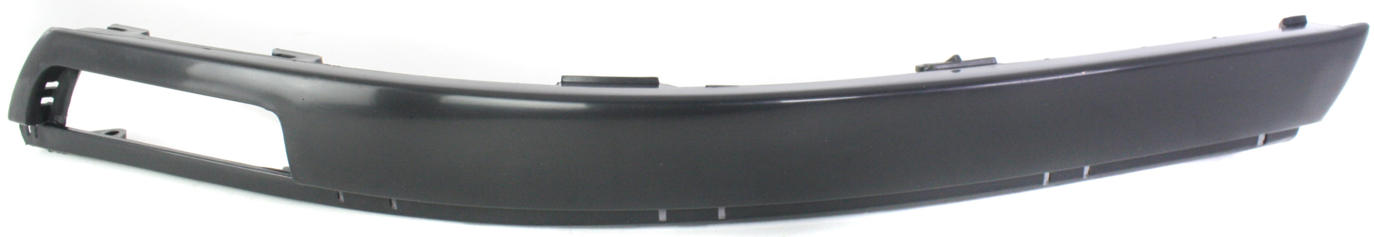 AM PASSAT 01-05 FRONT BUMPER MOLDING LH Black New Body Style SKU V016104 Partslink VW1046101 OEM 3B0807717CGRU