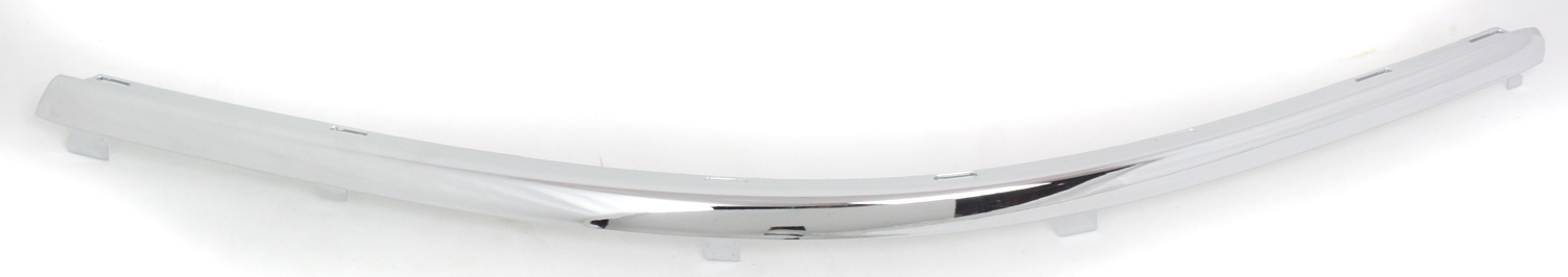 AM PASSAT 01-05 FRONT BUMPER MOLDING LH Upper Plastic Chrome New Body Style SKU V016106 Partslink VW1046102 OEM 3B08072432ZZ