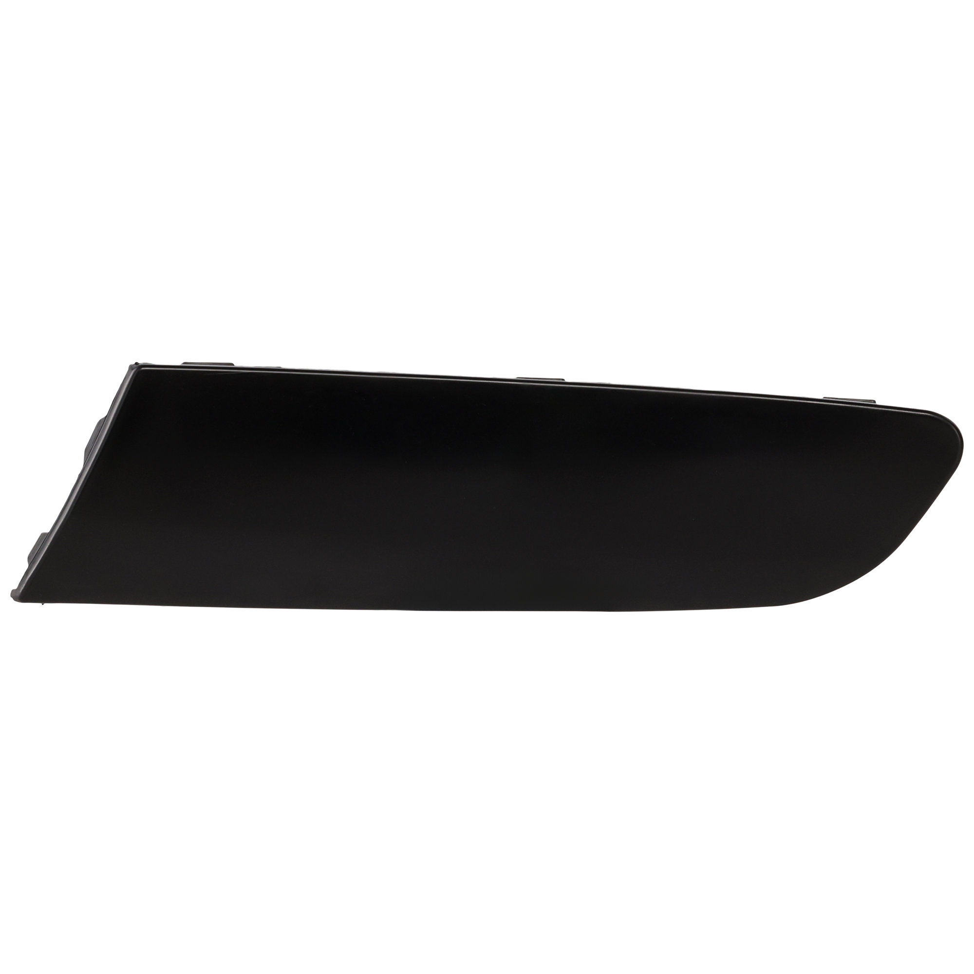 AM JETTA 05-10 FRONT BUMPER MOLDING LH Plastic Black w Headlamp Washer Hole SKU V016108 Partslink VW1046104 OEM 1K0807717EGRU