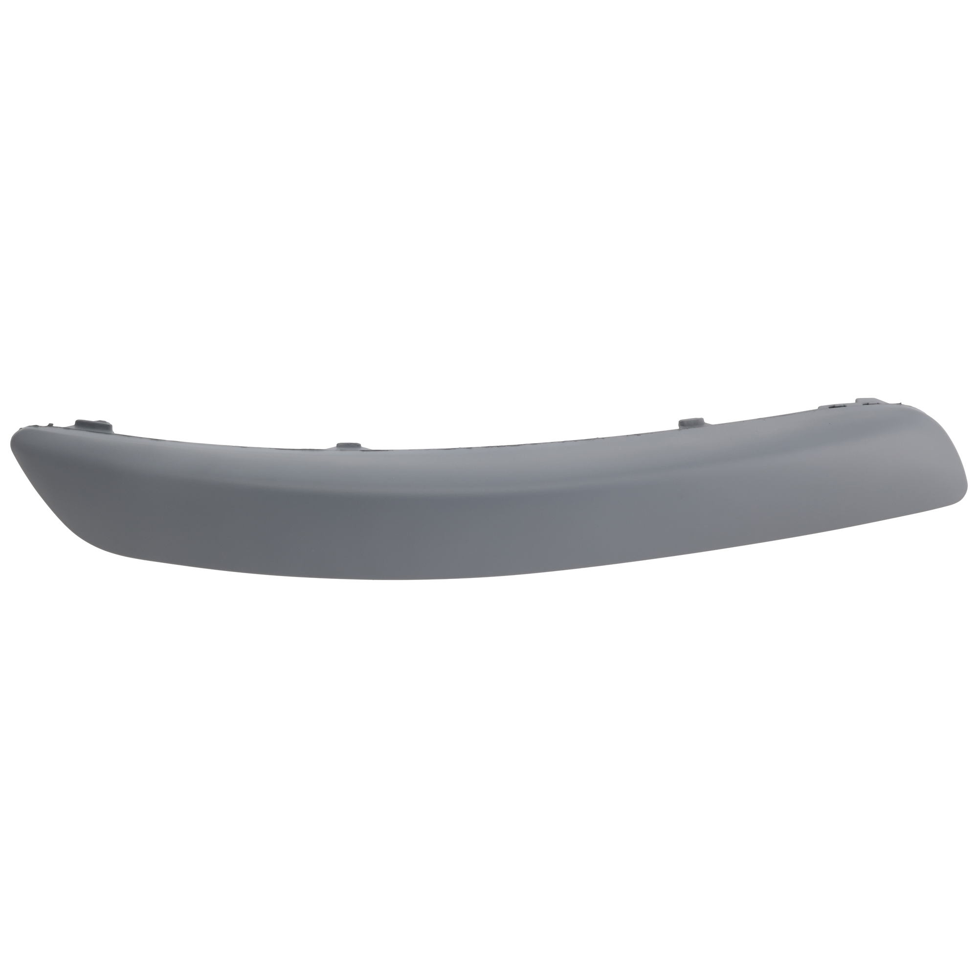AM RABBIT 06-09 FRONT BUMPER MOLDING RH w o Headlamp Washer Hole Primed Gray SKU V016111 Partslink VW1047103 OEM 1K0807655AGRU