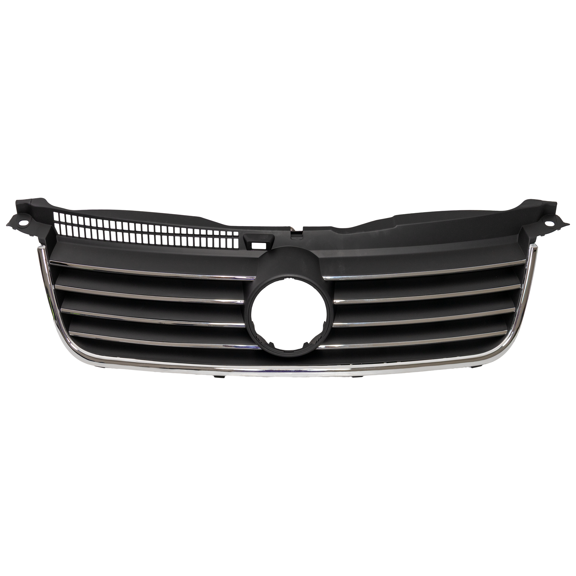 AM PASSAT 01-05 GRILLE Black Shell and Insert w Chrome Molding 2.8-4.0L Eng. SKU V070116 Partslink VW1200156 OEM 3B0853651K3FZ