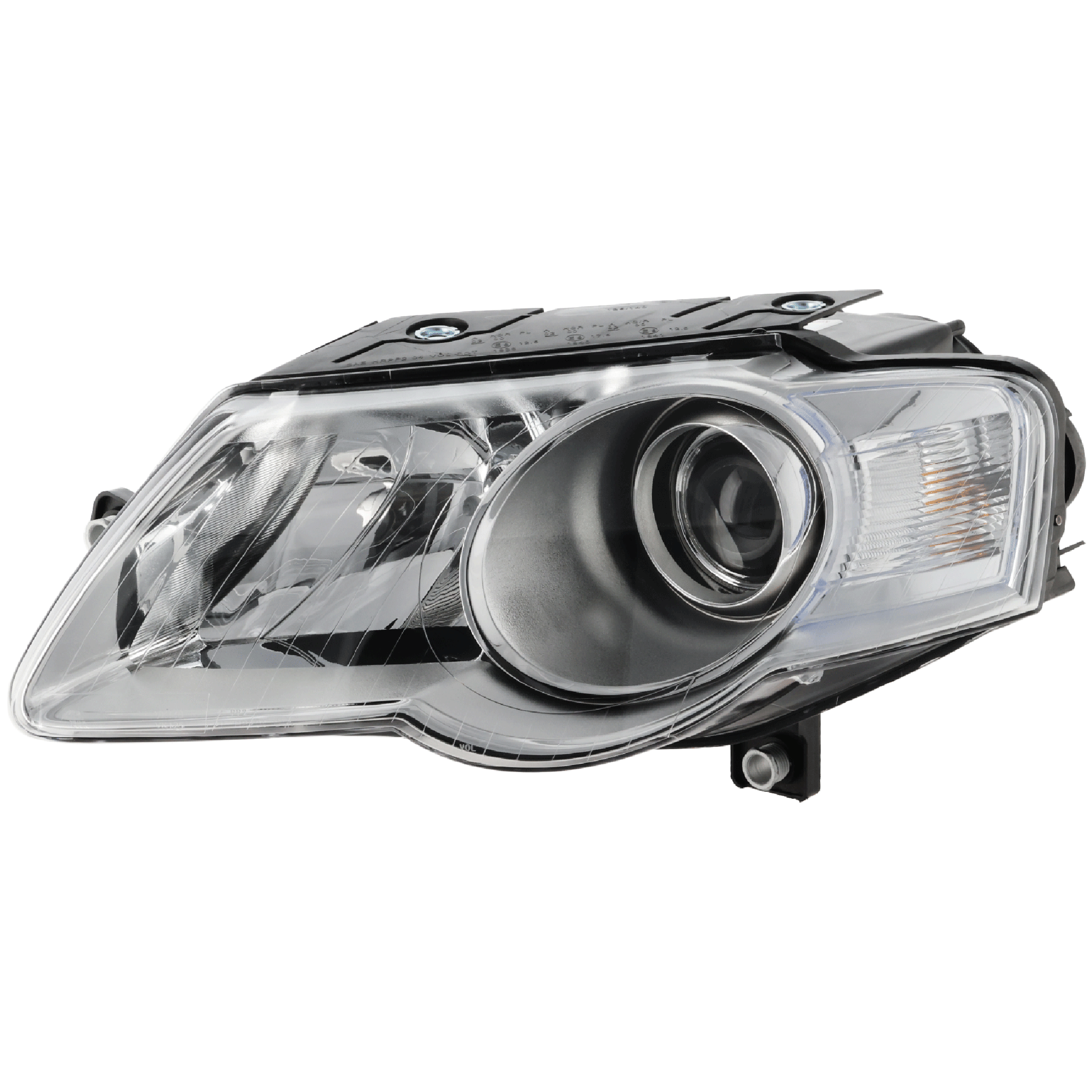 AM PASSAT 06-10 HEAD LAMP LH Assembly Halogen CAPA SKU V100144Q Partslink VW2502130C VW2502134C OEM 3C0941005L 3C0941005AE