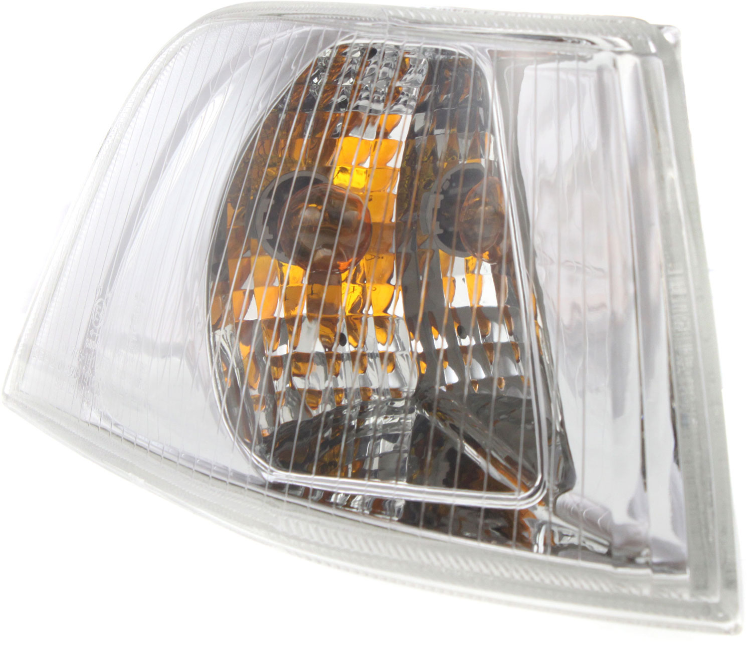 AM S40-01-04 CORNER LAMP RH Assembly Chrome Interior SKU V104103 Partslink VO2521109 OEM 306218348