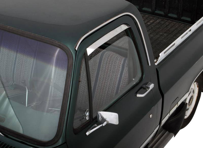 AM 1988-1999 CHEVROLET CK VENTSHADE 2PC STAINLESS Color: STAINLESS No Drll: SKU V1512099