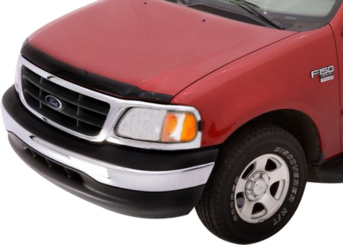AM 1997-2003 FORD F 150 AEROSKIN ACRYLIC HOODPROTECTOR Color: SMOKE No Drll: SKU V15322012