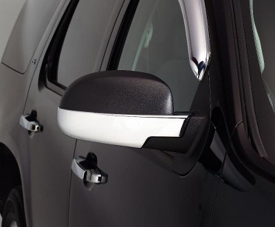 AM 2007-2013 CHEVROLET SILVERADO CHROME MIRROR COVERS Color: CHROME No Drll: Y SKU V15687665
