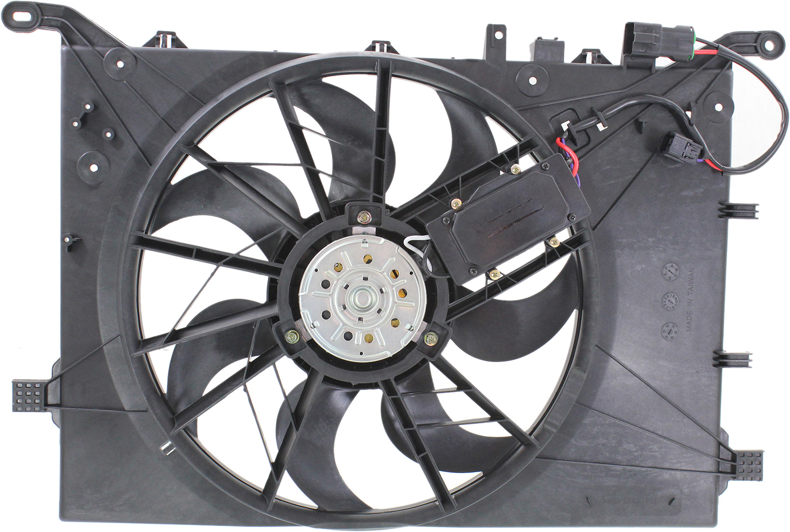 AM S60 V70-01-03 RADIATOR FAN ASSEMBLY S80 w or w o Turbo w Control module SKU V160906 Partslink VO3115109 OEM 306805474