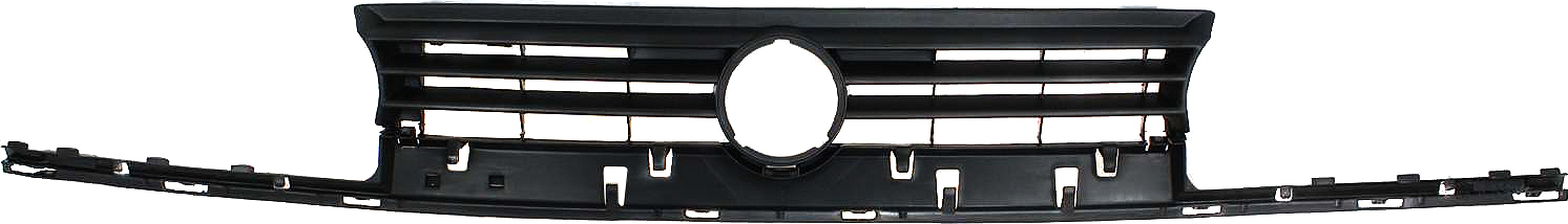 AM CABRIO 95-99 GOLF 93-99 GRILLE ABS Plastic Painted Black Shell and Insert w Single Bulb Headlight Holes SKU V185 Partslink VW1200103 OEM 1HM853653AGRU