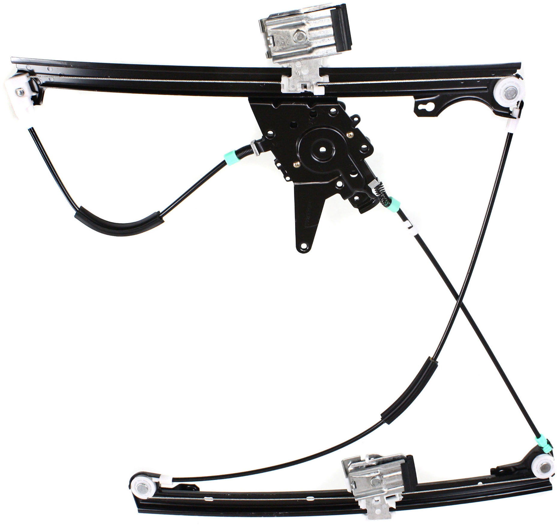 AM GOLF JETTA 93-99 FRONT WINDOW REGULATOR LH Power w o Motor w o Cable Adjusters SKU V462906 Partslink VW1350102 OEM 1H0837461A