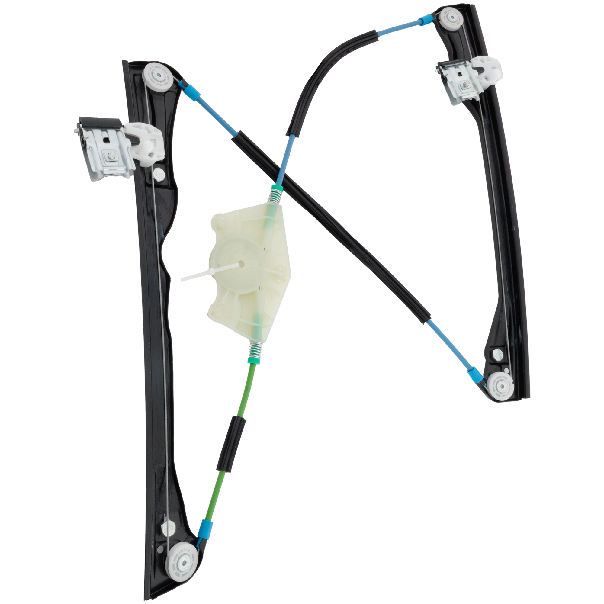AM GOLF 99-06 JETTA 99-05 FRONT WINDOW REGULATOR LH Power w o Motor w o Panel 4 Door SKU V462918 Partslink VW1350104 OEM 1J4837461F
