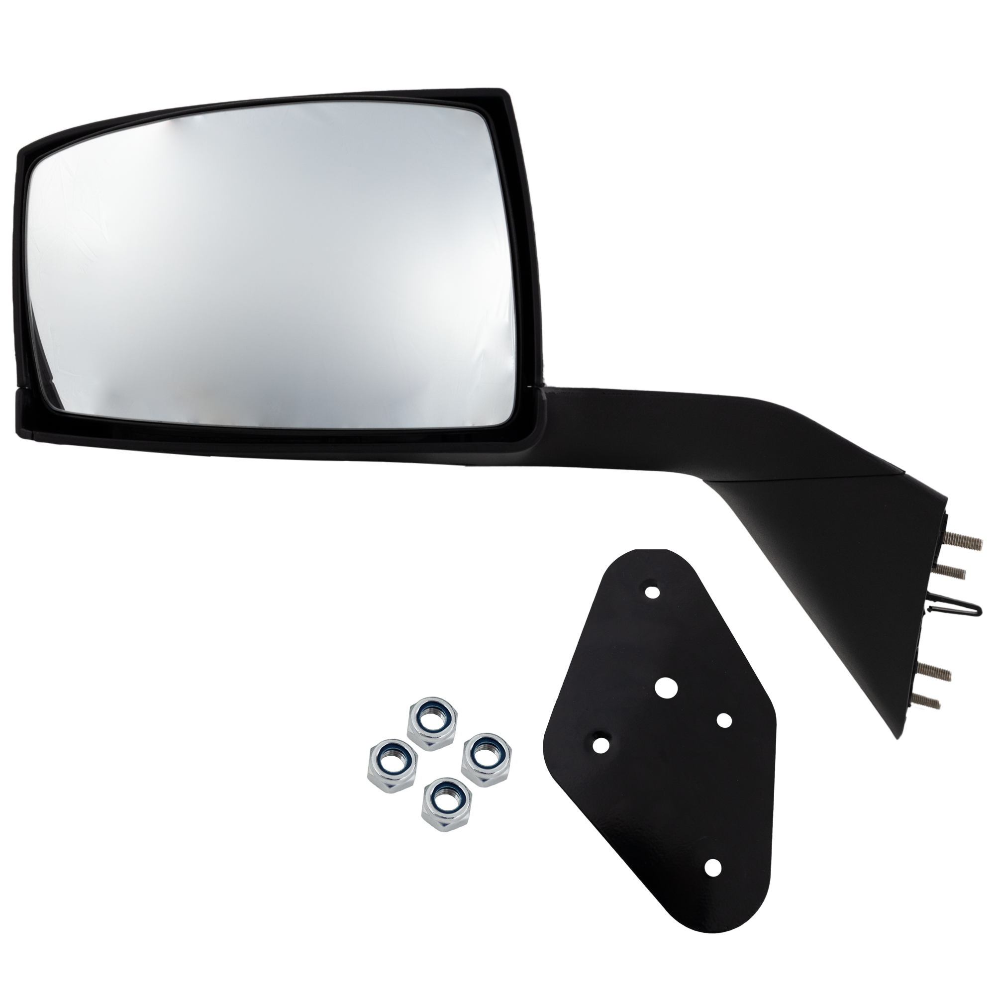 AM VOLVO VNL 04-14 HOOD MIRROR LH Manual Adjust Non Folding Non Heated Textured Black SKU VL34L HD OEM 82299364