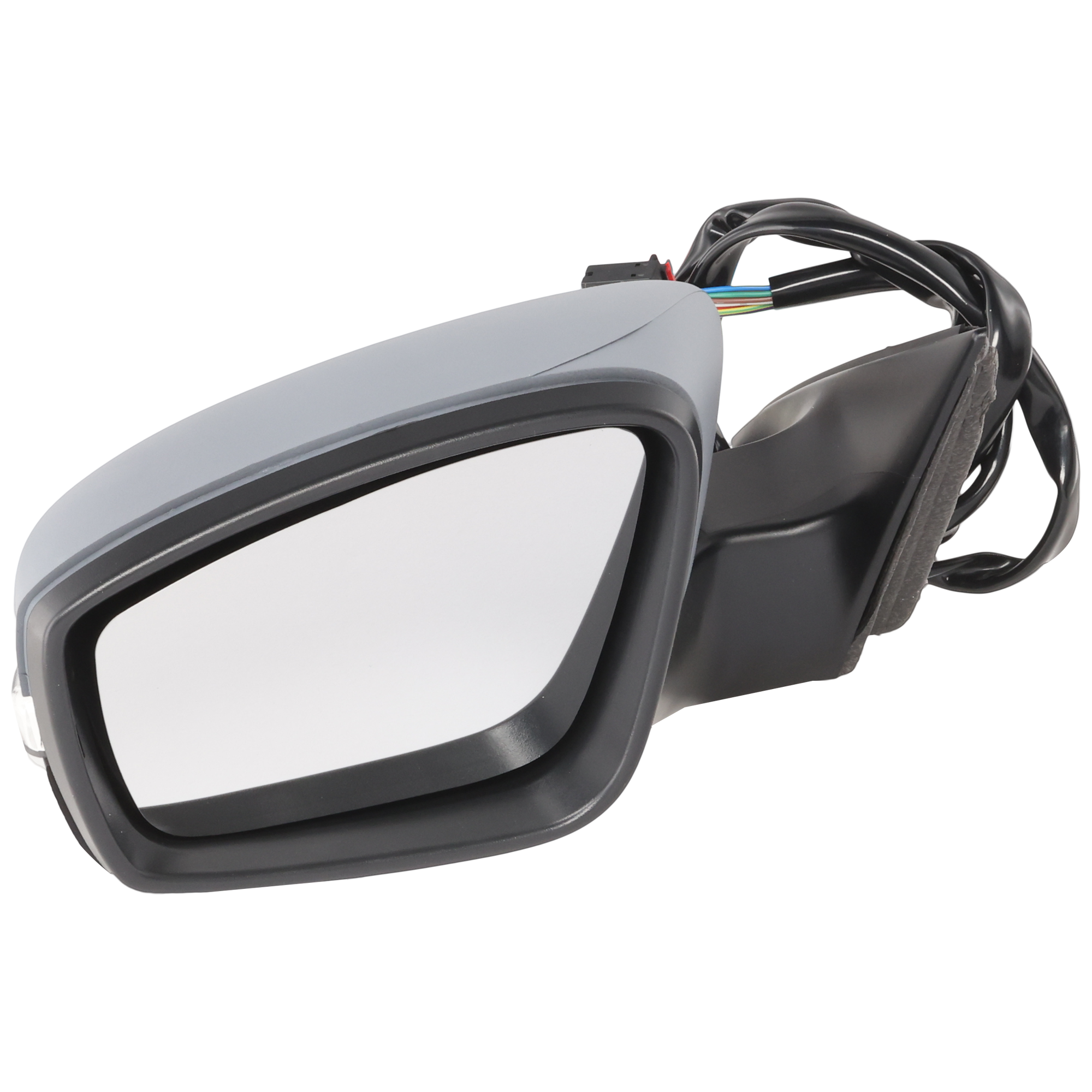 AM PASSAT 12-15 MIRROR LH Power Manual Folding Heated Paintable w Memory and Signal Light From 4-2-12 SKU VW02EL S Partslink VW1320145 OEM 561857507S9B9 PFM