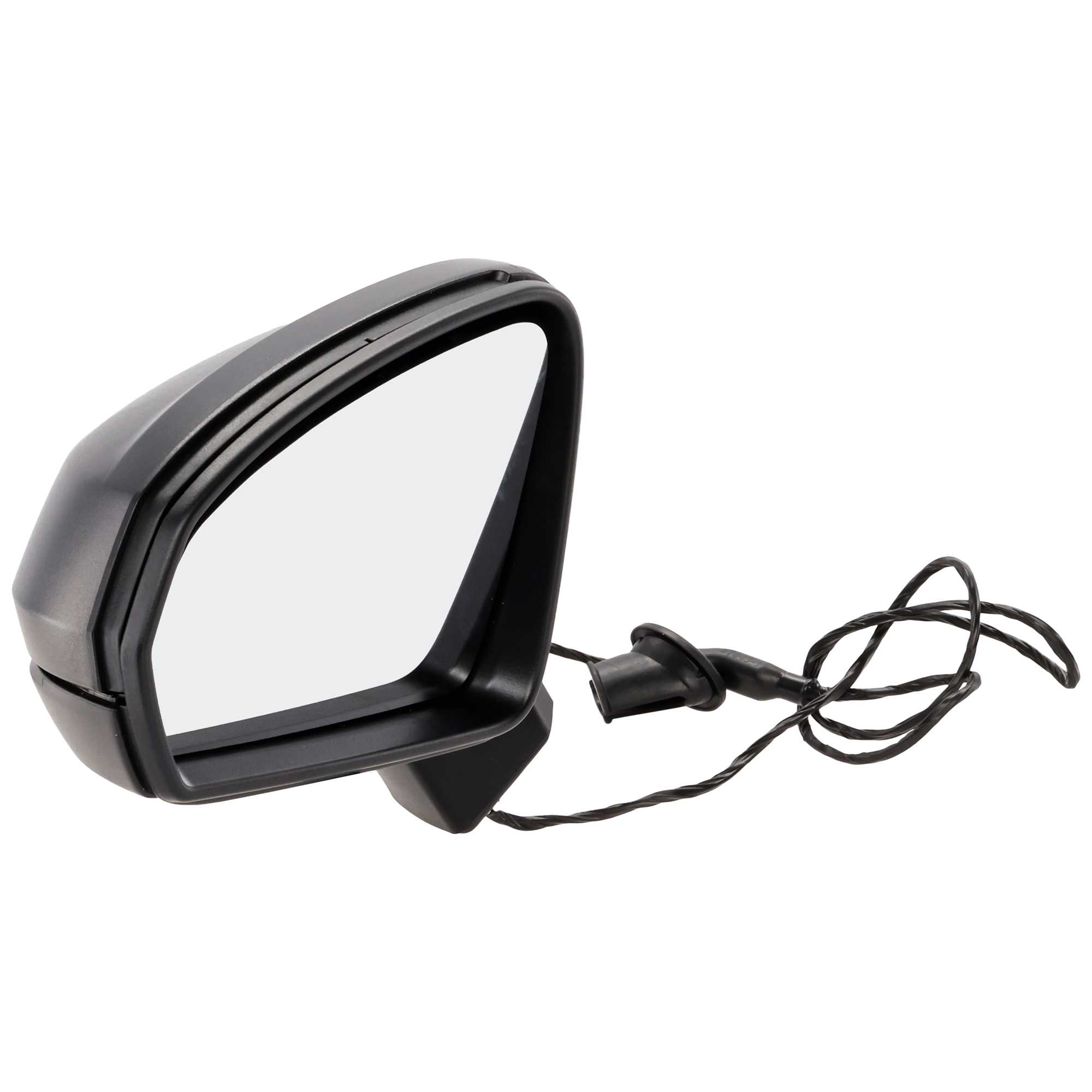 AM TAOS 22-24 MIRROR LH Power Heated Manual Folding Textured No Blind Spot Detection No Memory Puddle Light and Auto Dimming SKU VW115EL Partslink VW1320191 OEM 2GJ857507K9B9