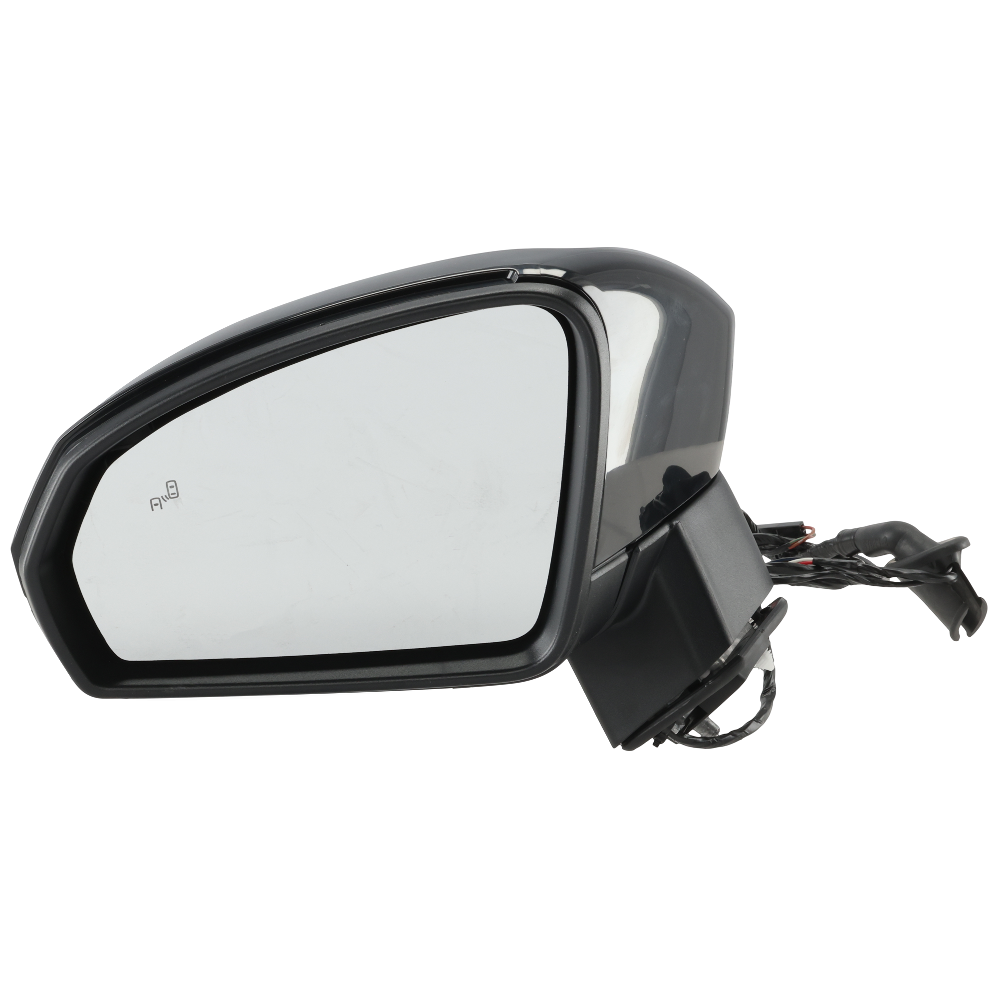 AM TAOS 22-23 MIRROR LH Power Heated Manual Folding Paintable w Blind Spot Detection No Memory Puddle Light and Auto Dimming SKU VW117EL Partslink VW1320197 OEM 2GJ857507L9B9
